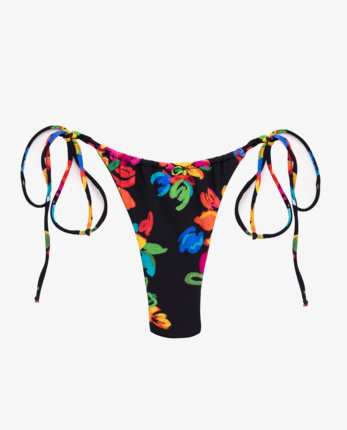 Braguita de bikini de corte brasileño - Kalk - Amarillo / Negro Amarillo / Negro-4