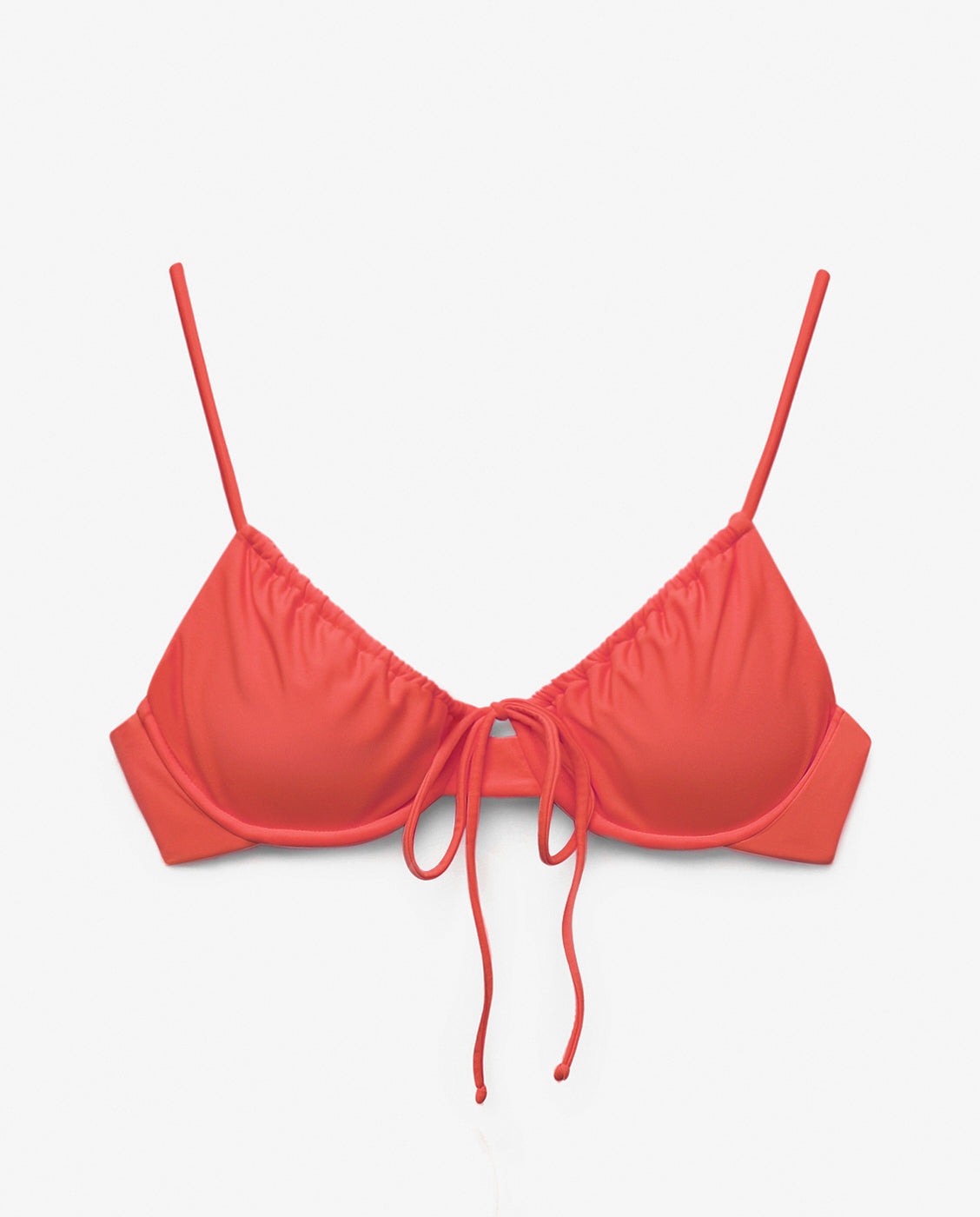 Top de bikini de diseño balconette rinna - Kalk - Coral Coral-4