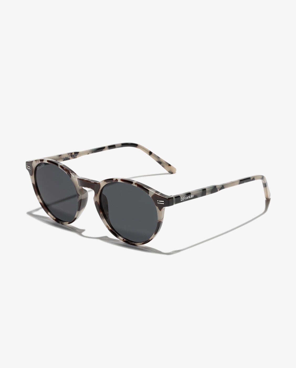 Gafas de sol unisex con forma redonda ultra light max - D.Franklin - Marrón claro Marrón claro-4