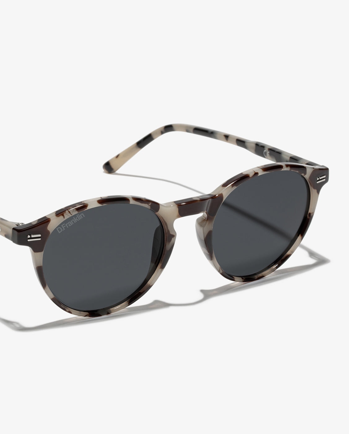 Gafas de sol unisex con forma redonda ultra light max - D.Franklin - Marrón claro Marrón claro-3