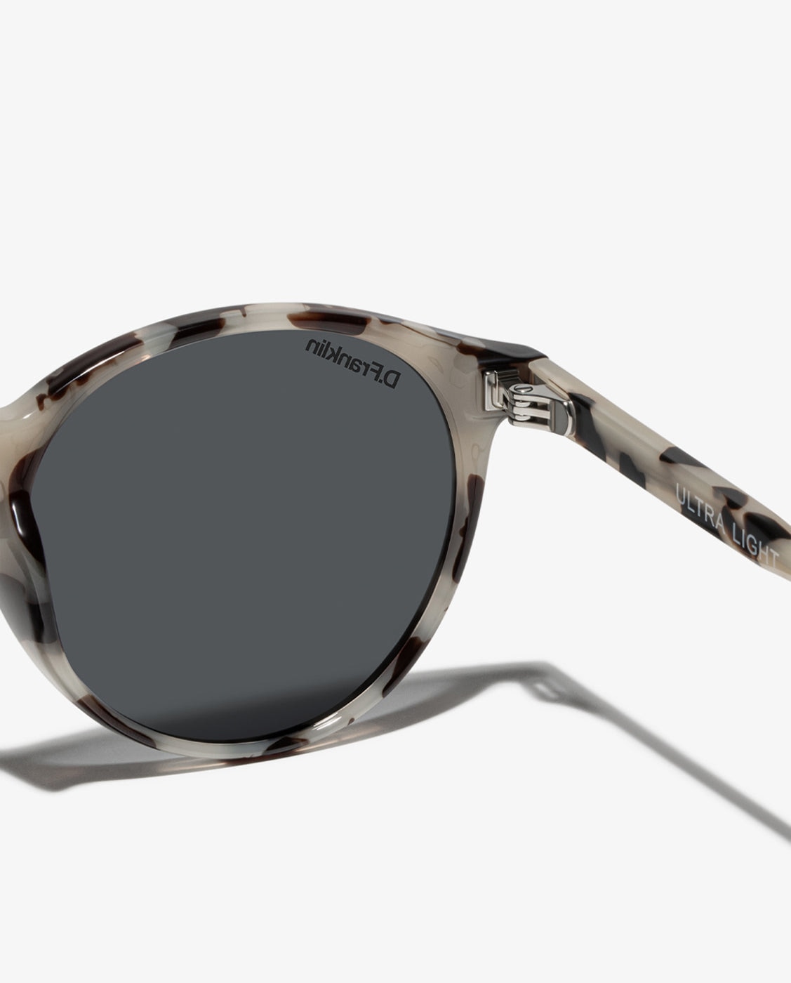 Gafas de sol unisex con forma redonda ultra light max - D.Franklin - Marrón claro Marrón claro-5