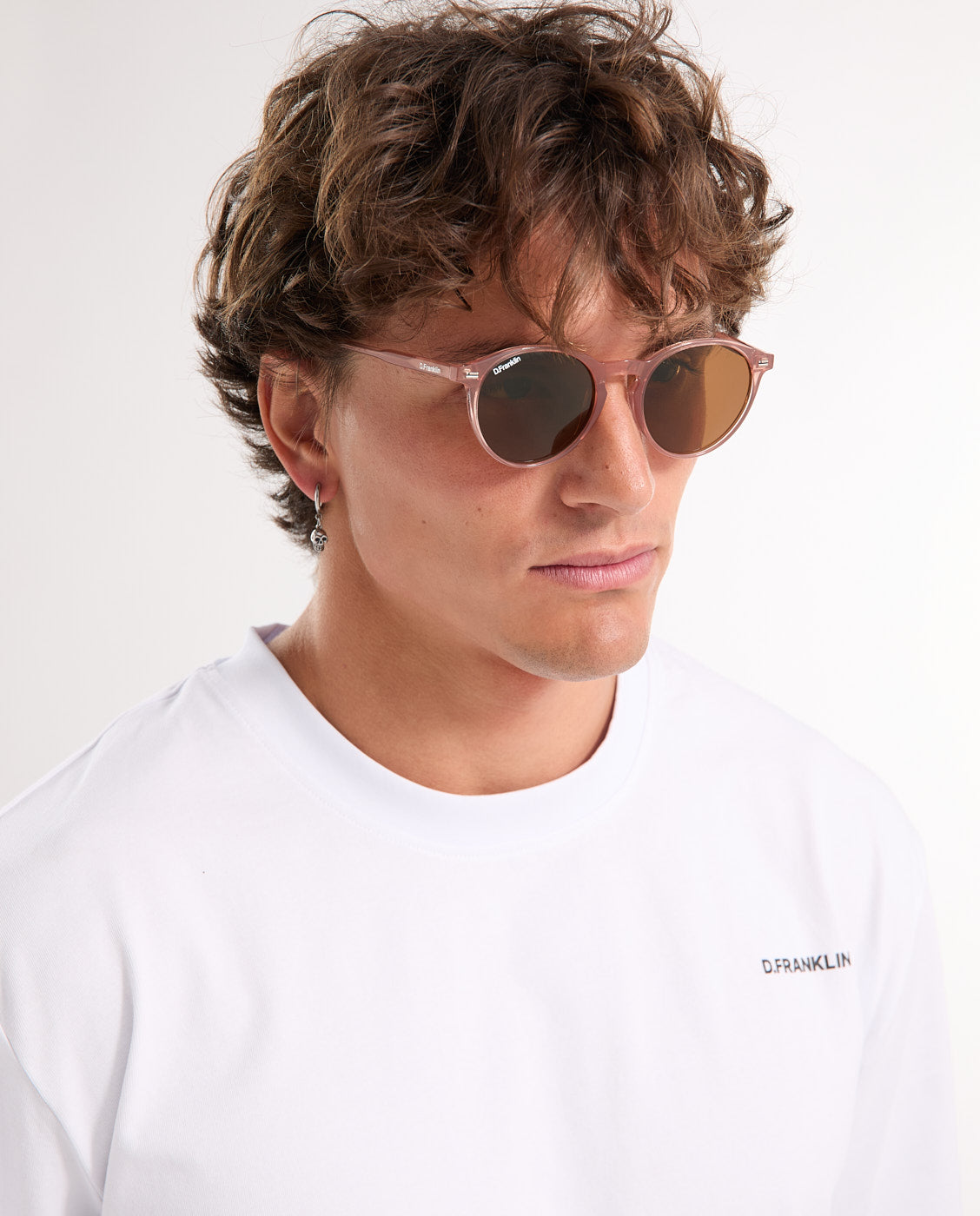 Gafas de sol unisex con forma redonda ultra light max - D.Franklin - Rosa Rosa-2