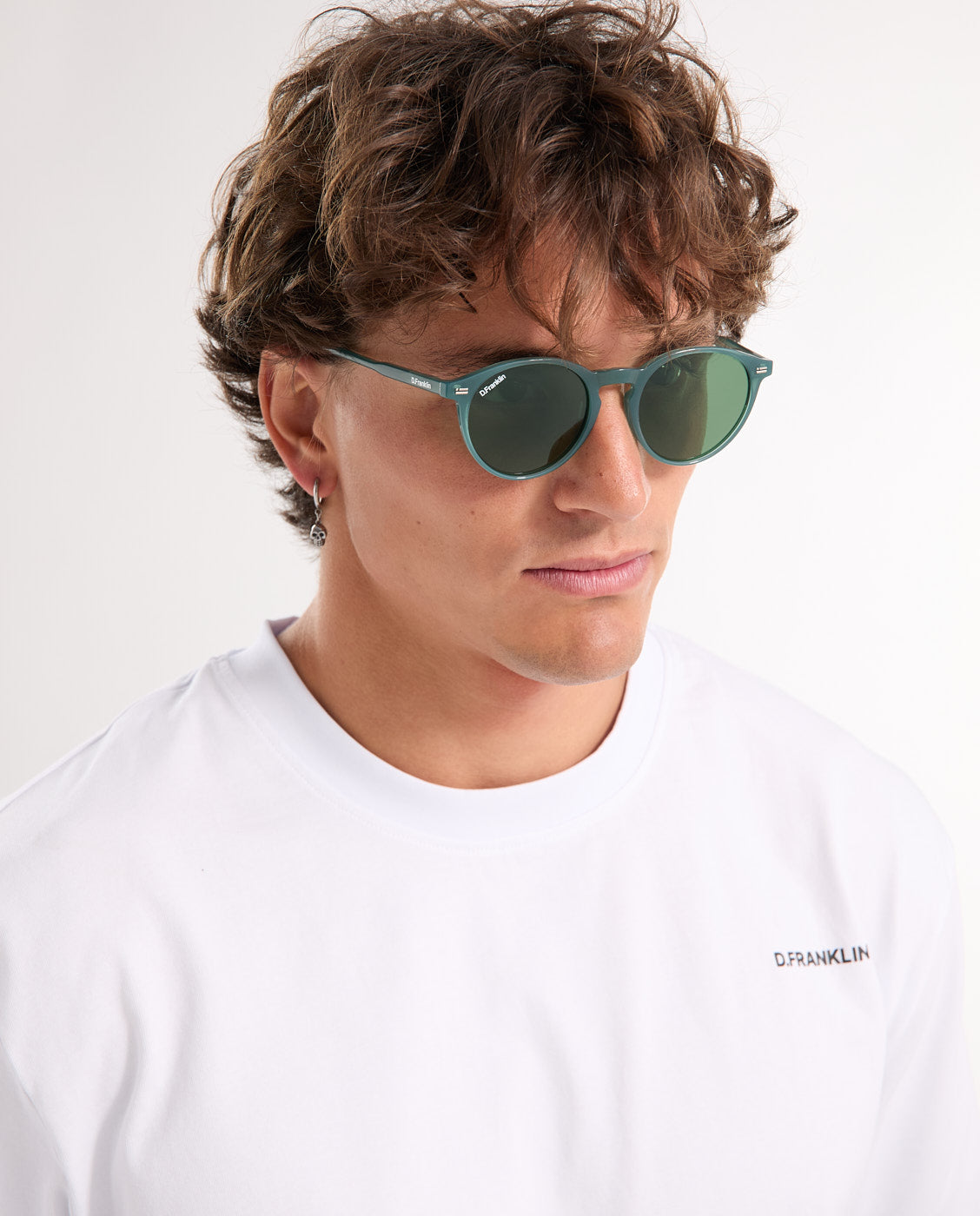 Gafas de sol unisex con forma redonda ultra light max - D.Franklin - Verde Verde-2