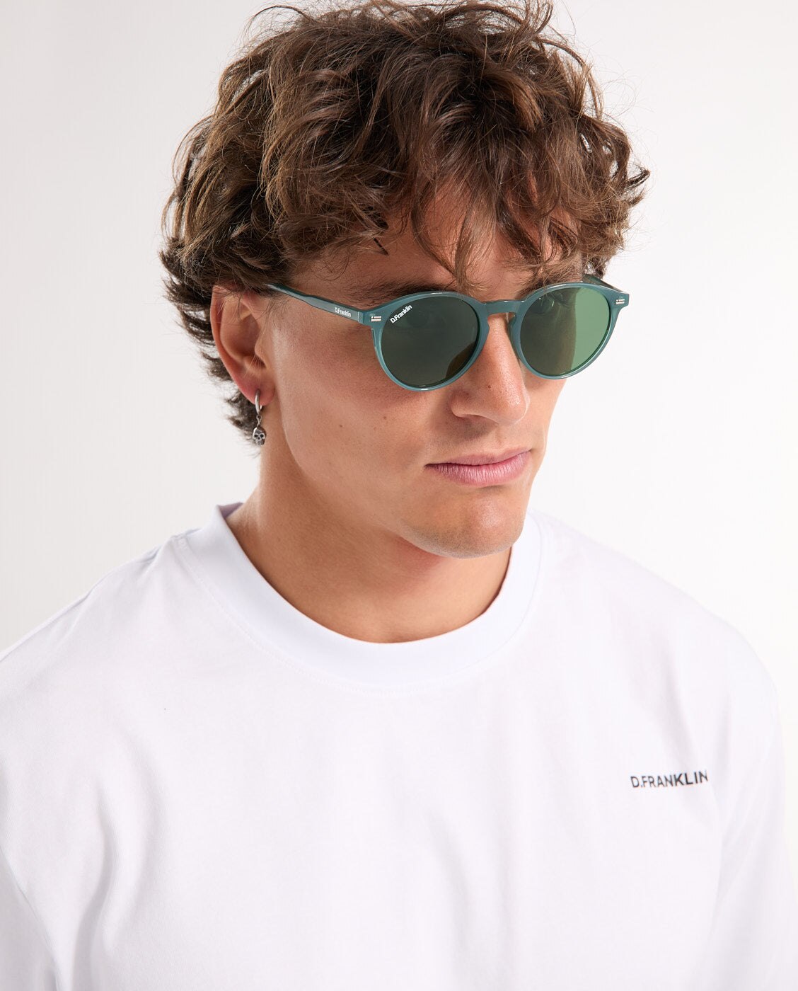 Imagen 3 de Gafas de sol de mujer con forma redonda ultra - D.Franklin - Verde Verde