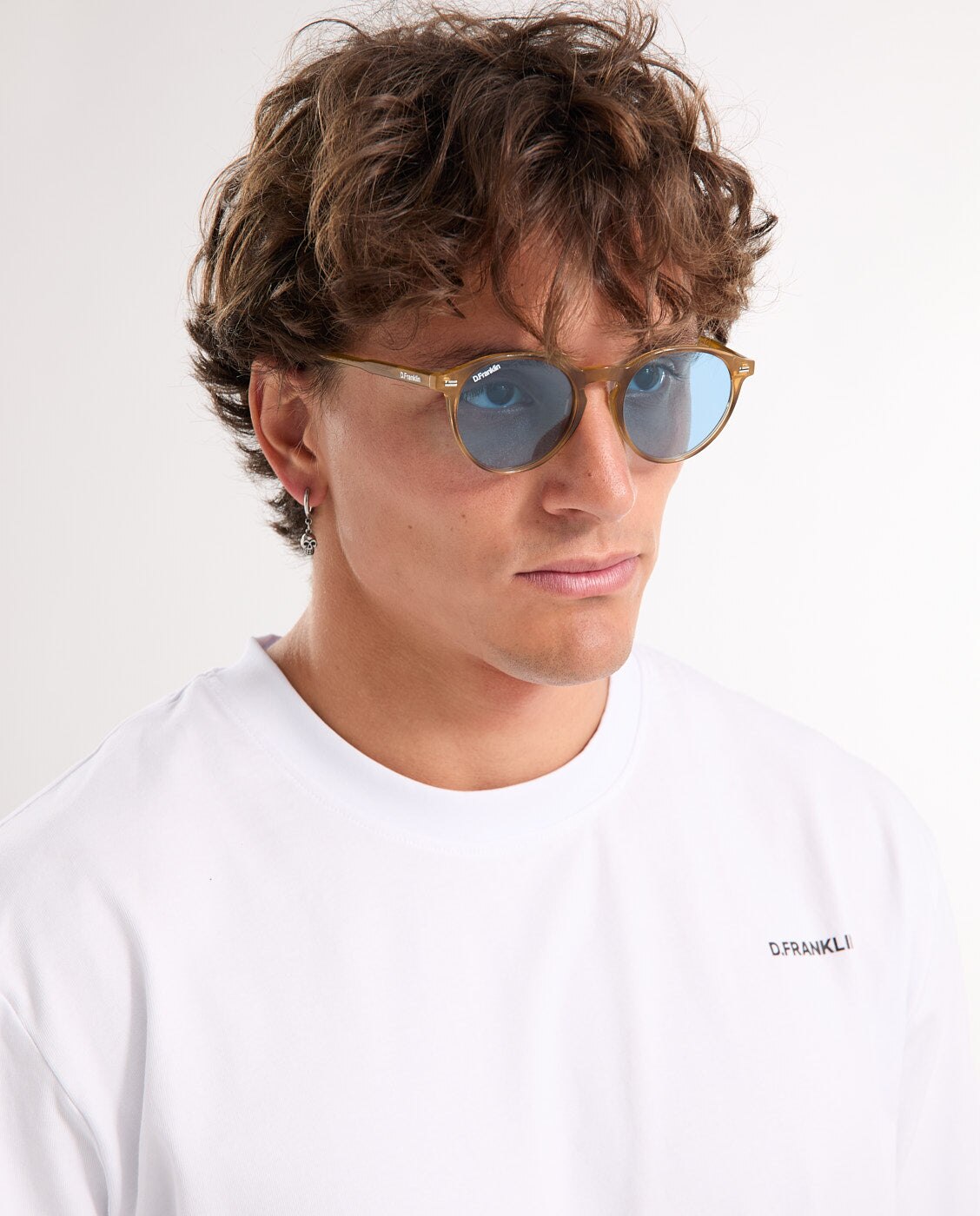 Gafas de sol unisex con forma redonda ultra light max - D.Franklin - Ámbar Ámbar-2