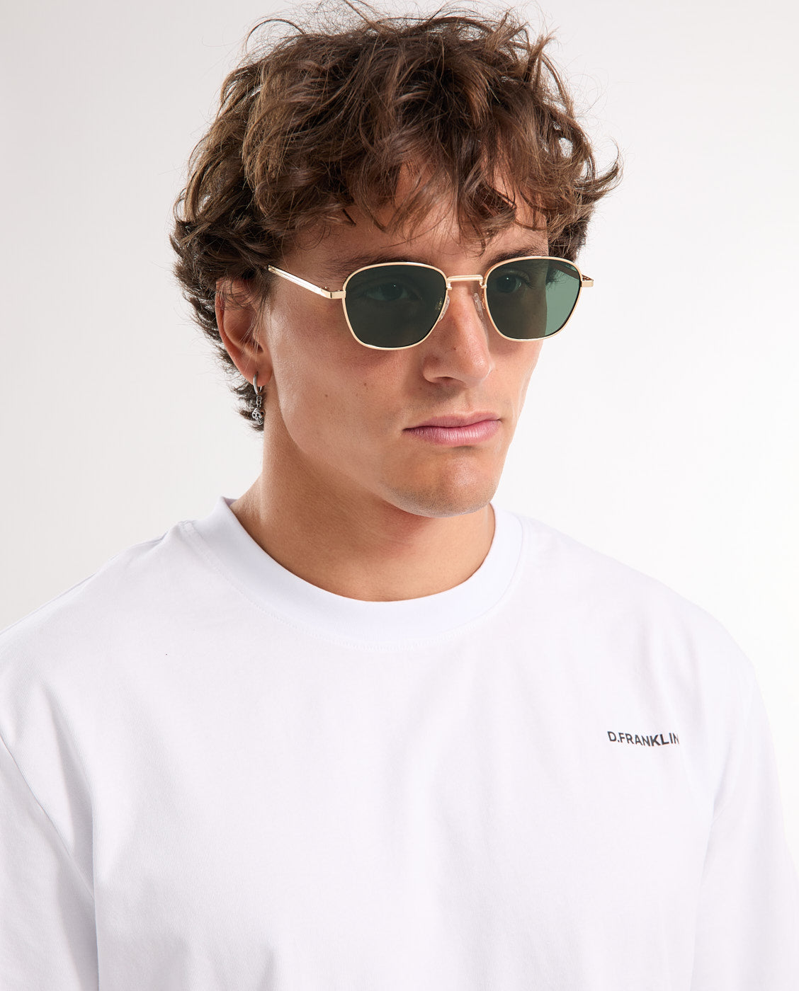 Gafas de sol unisex con forma cuadrada quad legacy - D.Franklin - Oro Oro-2