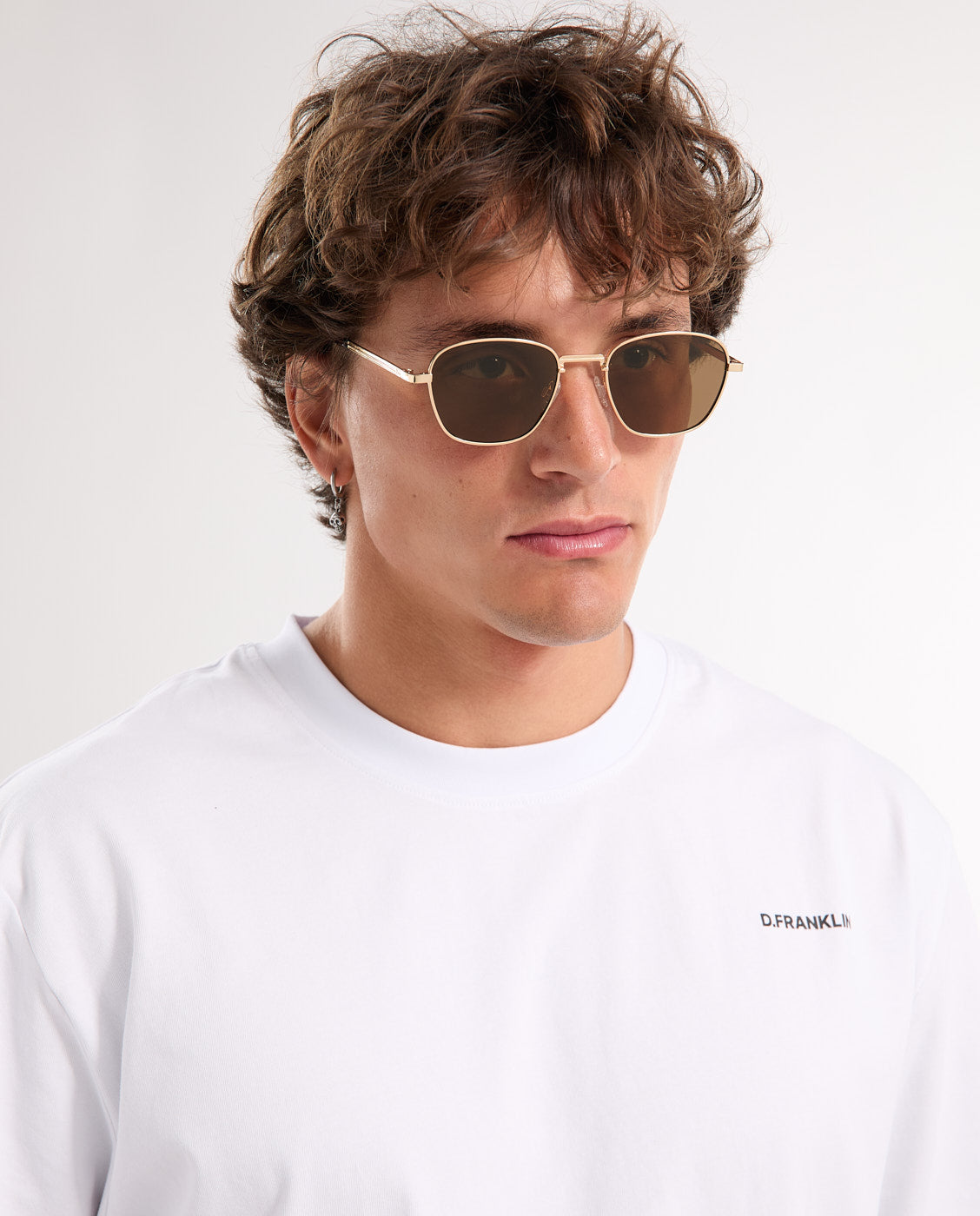Gafas de sol unisex con forma cuadrada quad legacy - D.Franklin - Marrón Marrón-2