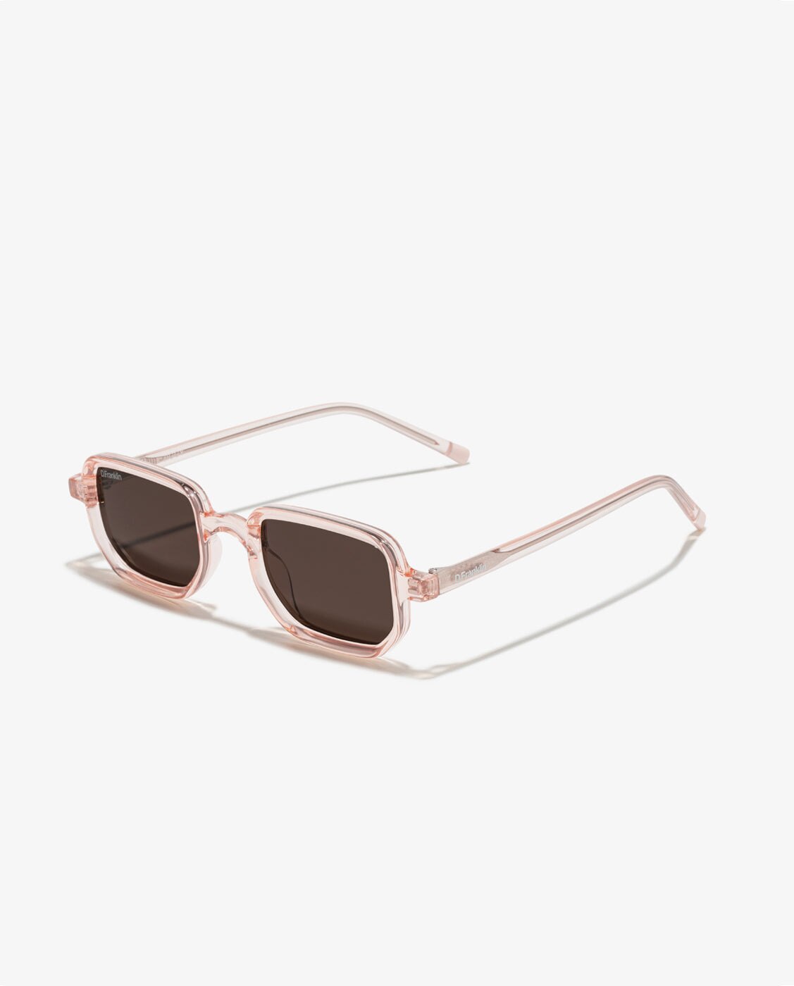 Gafas de sol unisex con forma rectangular jiggy - D.Franklin - Rosa Rosa-3