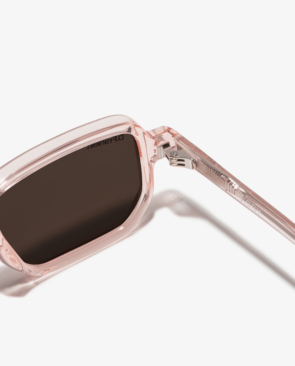 Gafas de sol unisex con forma rectangular jiggy - D.Franklin - Rosa Rosa-2