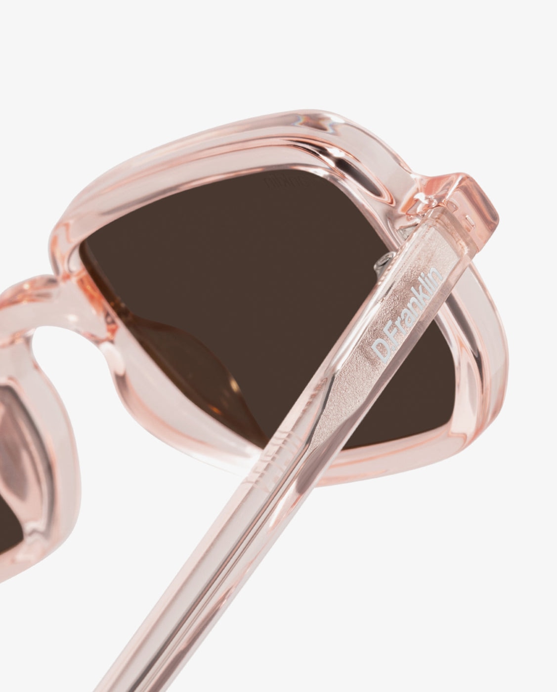 Gafas de sol unisex con forma rectangular jiggy - D.Franklin - Rosa Rosa-4