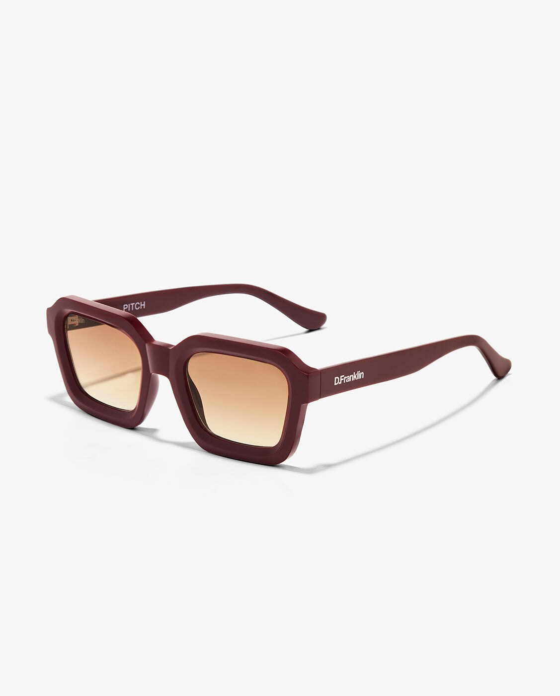 Gafas de sol unisex con forma cuadrada pitch - D.Franklin - Marrón Marrón-4