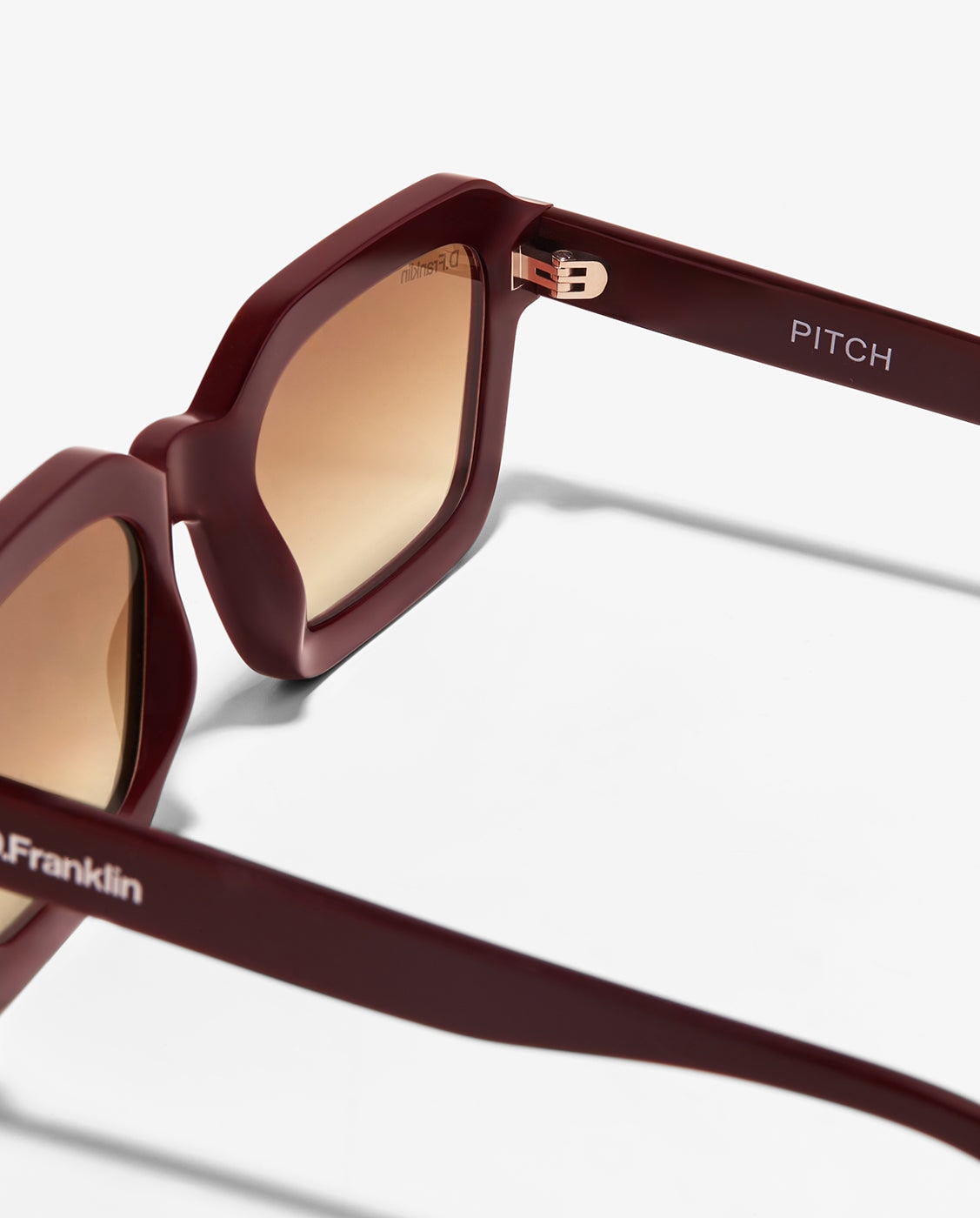 Gafas de sol unisex con forma cuadrada pitch - D.Franklin - Marrón Marrón-5