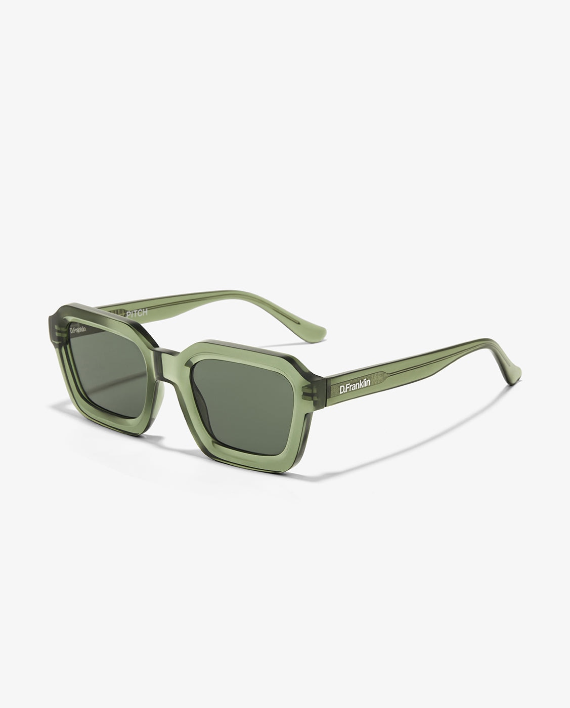 Gafas de sol unisex con forma cuadrada pitch - D.Franklin - Verde Verde-4