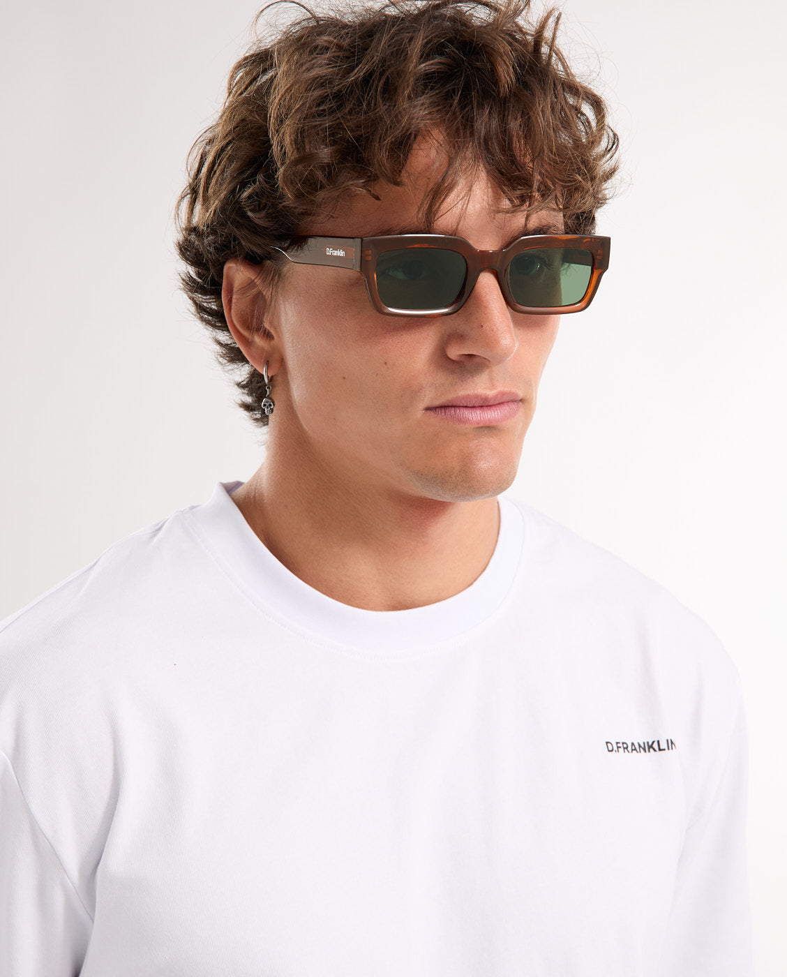 Gafas de sol unisex con forma cuadrada tokyo low - D.Franklin - Rojo Rojo-2