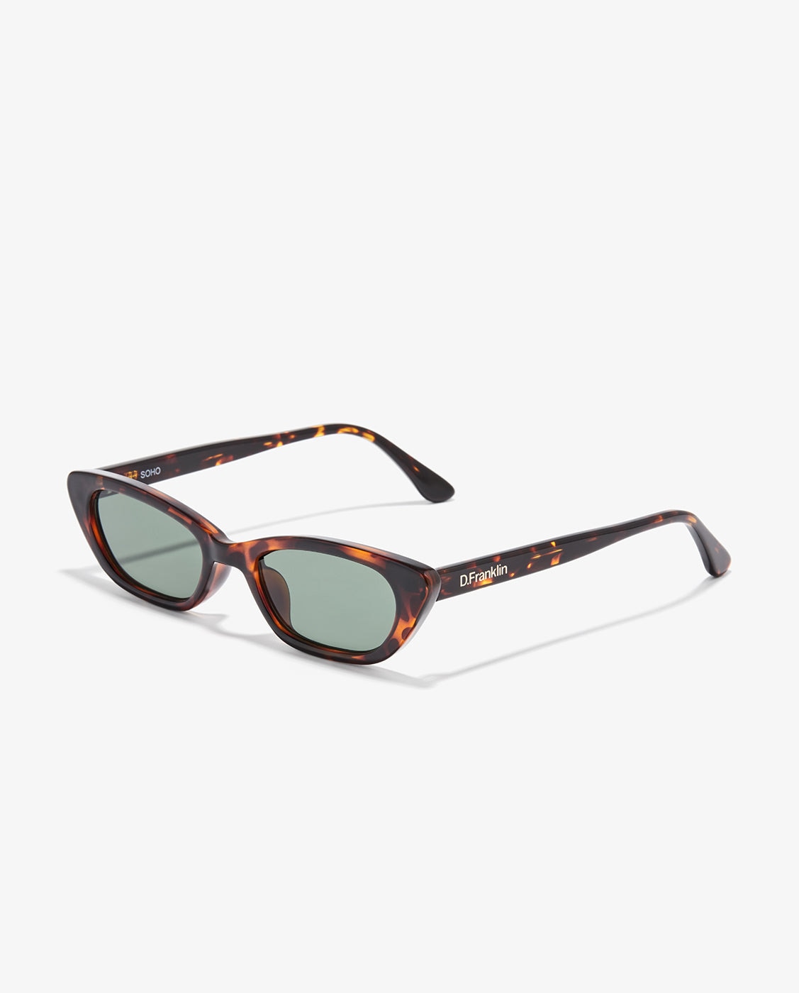 Gafas de sol de mujer con forma de ojo de gato soho - D.Franklin - Marrón Marrón claro-3