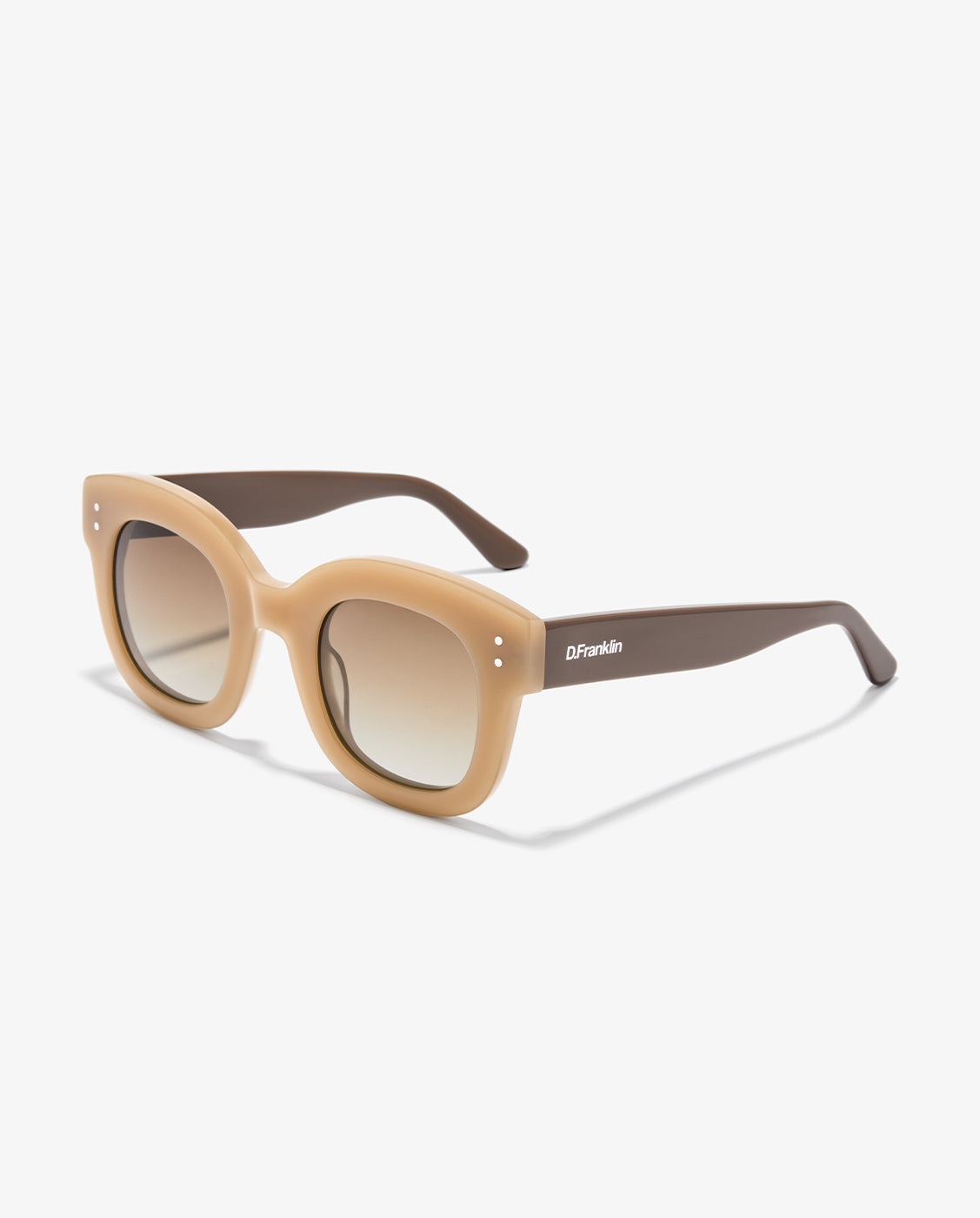 Gafas de sol de mujer con forma redonda holly - D.Franklin - Beige Beige-3