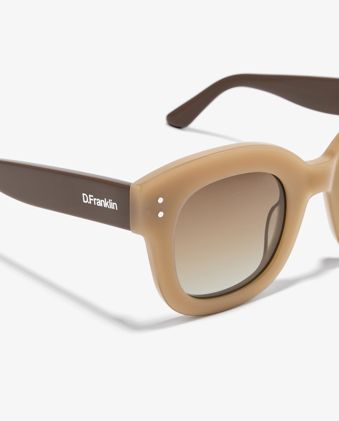 Gafas de sol de mujer con forma redonda holly - D.Franklin - Beige Beige-4