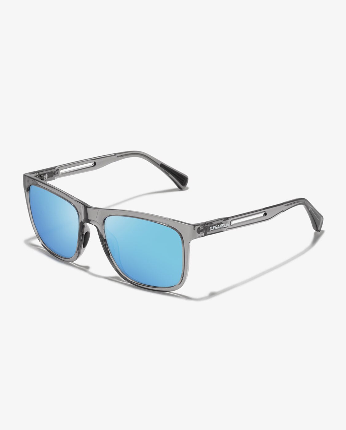 Gafas de sol unisex con forma cuadrada rift - D.Franklin - Gris Gris-3