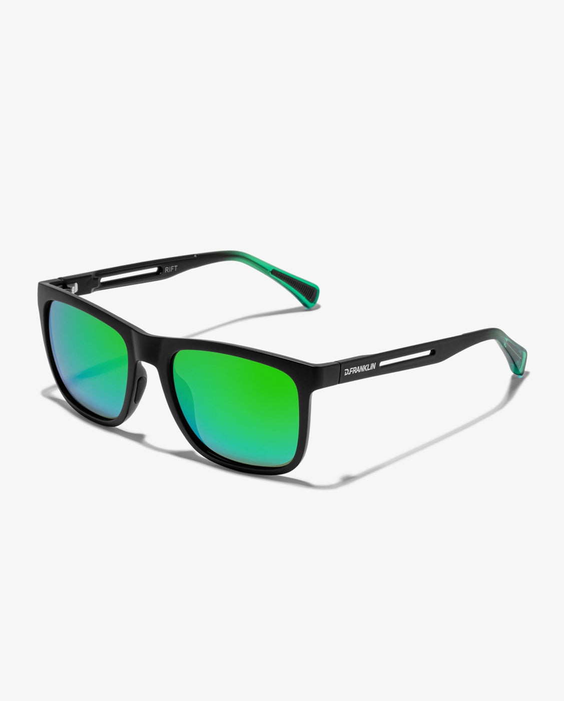 Gafas de sol unisex con forma cuadrada rift - D.Franklin - Verde Verde-3