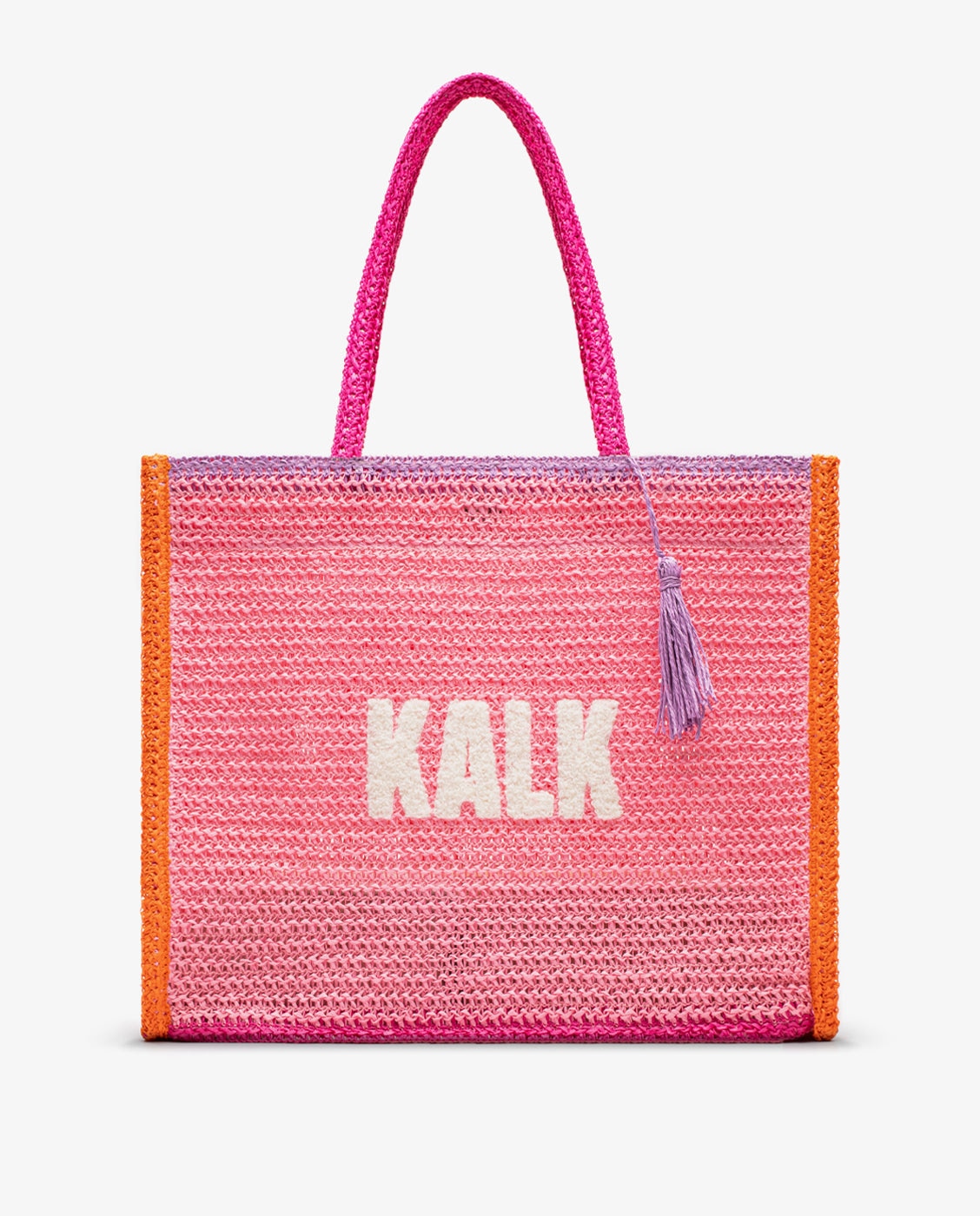 Bolso de playa arena - Kalk - Rosa Rosa-1