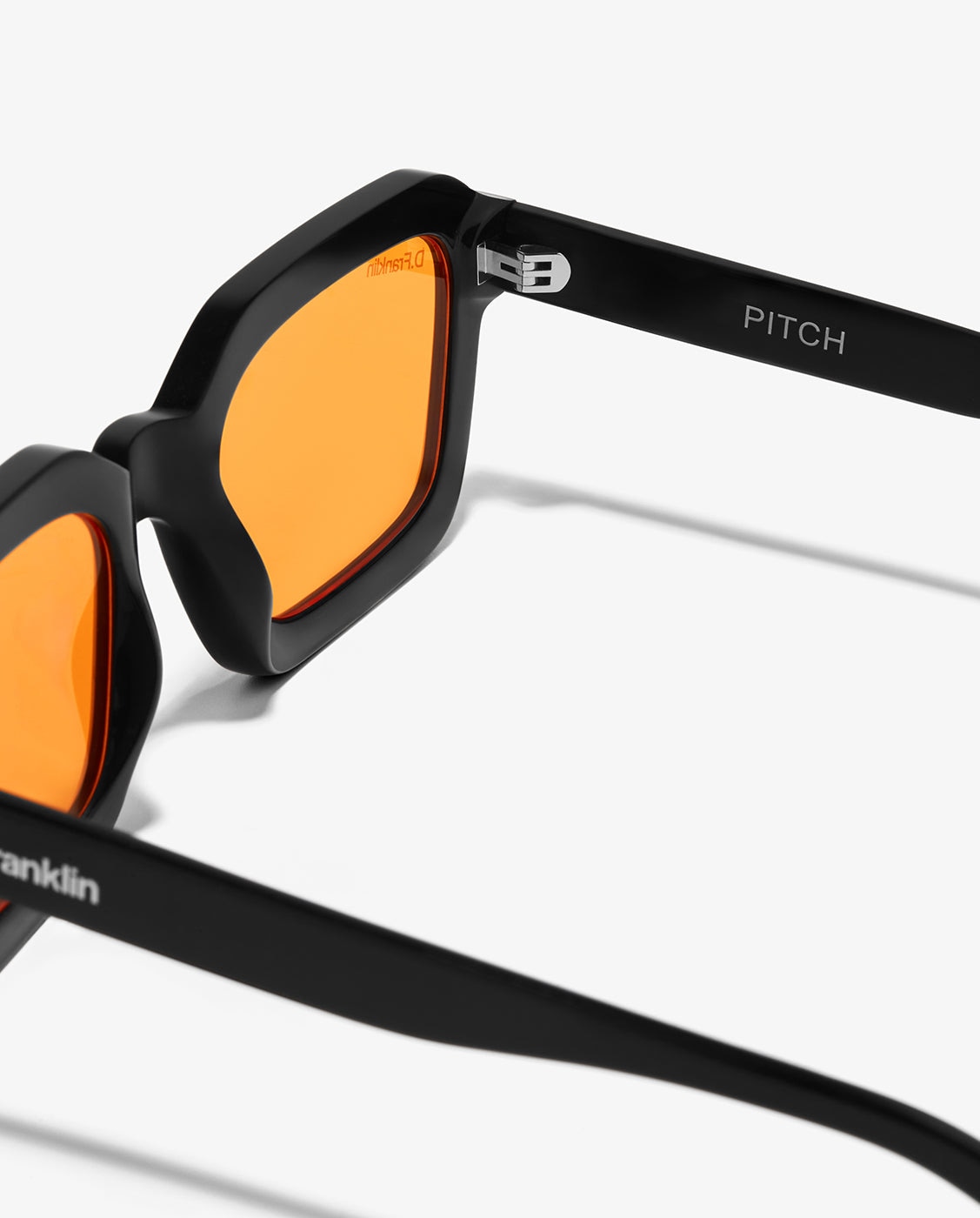 Gafas de sol unisex con forma cuadrada pitch - D.Franklin - Naranja Naranja-5