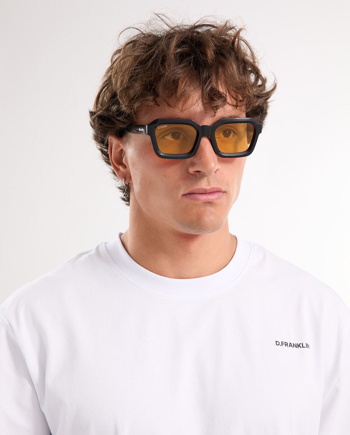 Gafas de sol unisex con forma cuadrada pitch - D.Franklin - Naranja Naranja-2