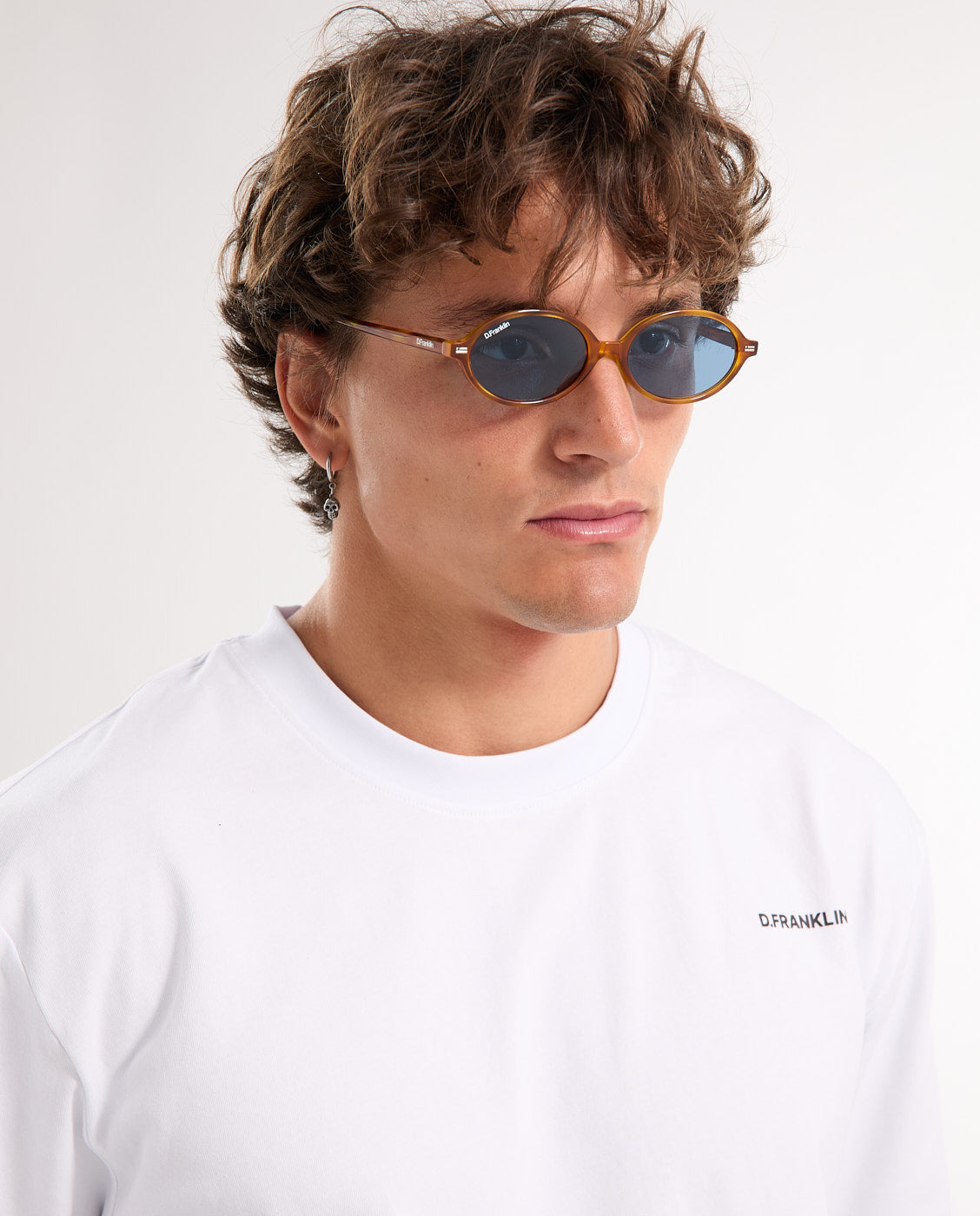 Imagen 2 de Gafas de sol de mujer con forma redonda ultra light ellipse - D.Franklin - Ámbar Ámbar