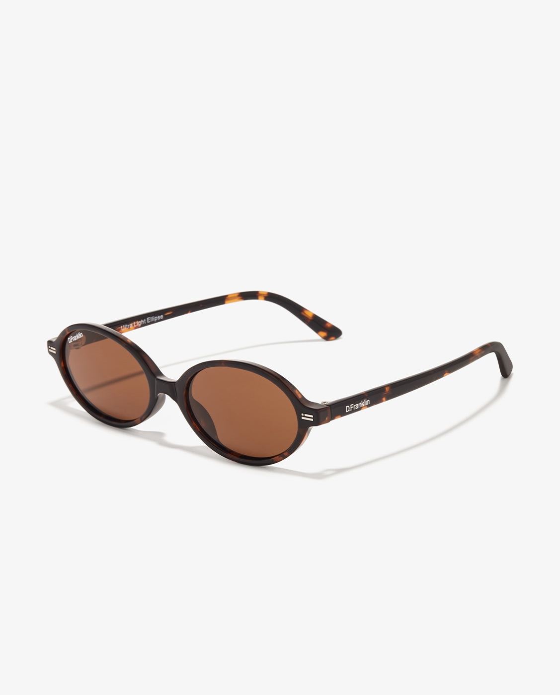 Gafas de sol de mujer con forma redonda ultra light ellipse - D.Franklin - Beige Marrón-4