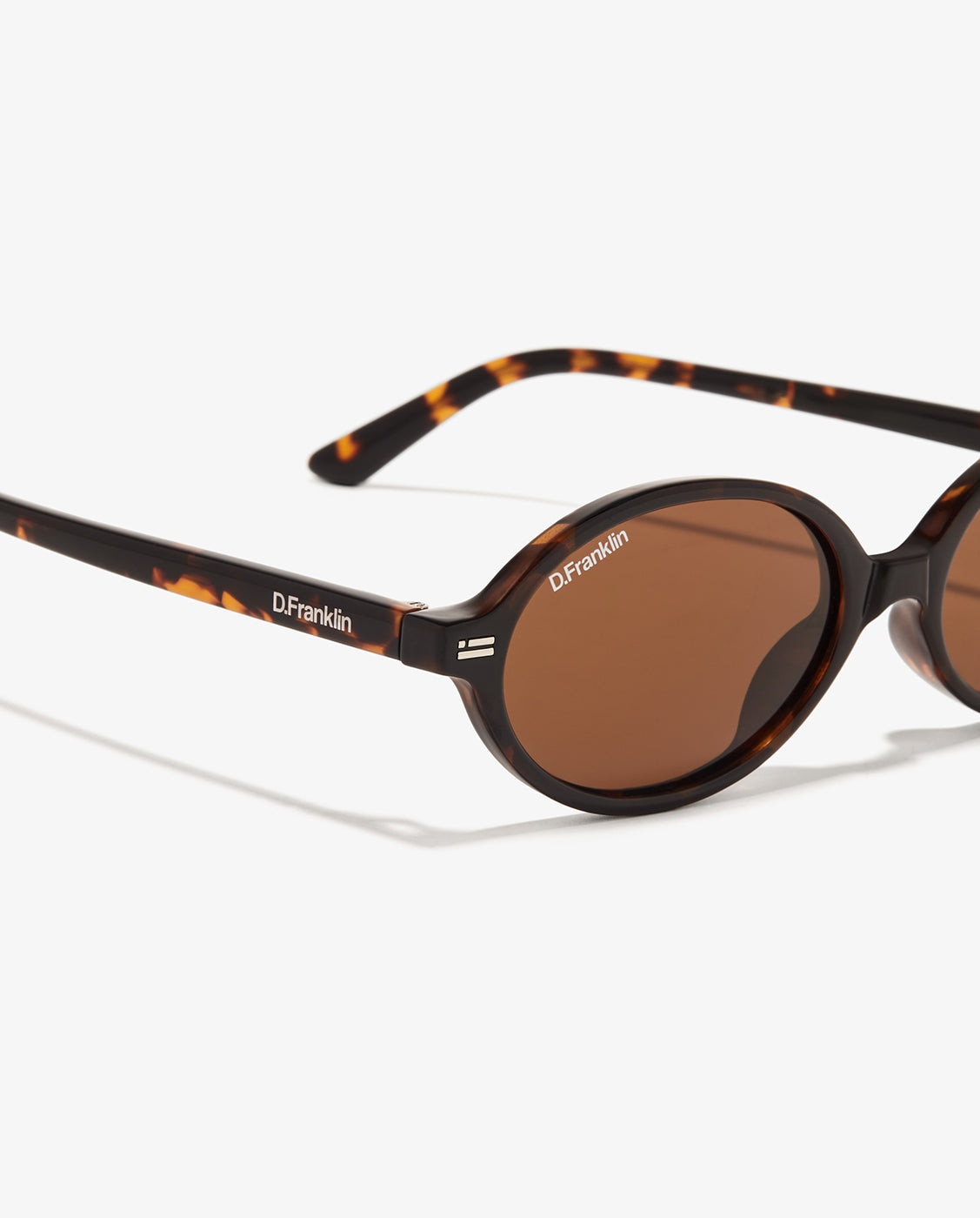 Gafas de sol de mujer con forma redonda ultra light ellipse - D.Franklin - Beige Marrón-3