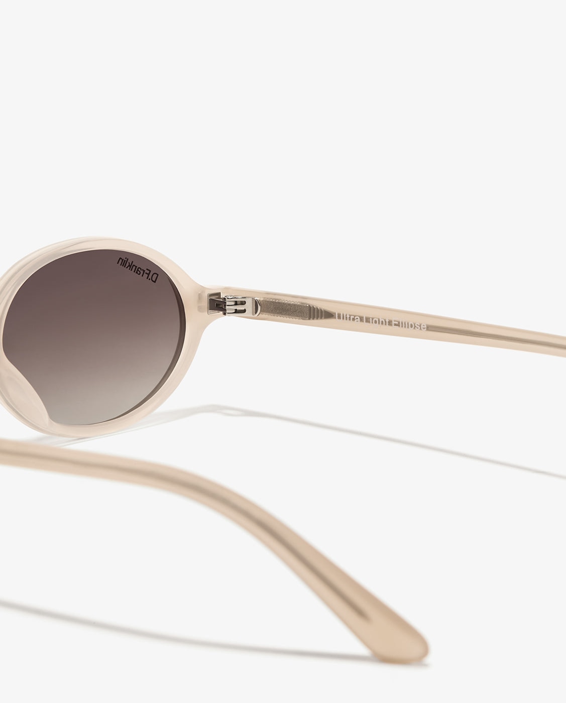 Gafas de sol de mujer con forma redonda ultra light ellipse - D.Franklin - Beige Beige-5