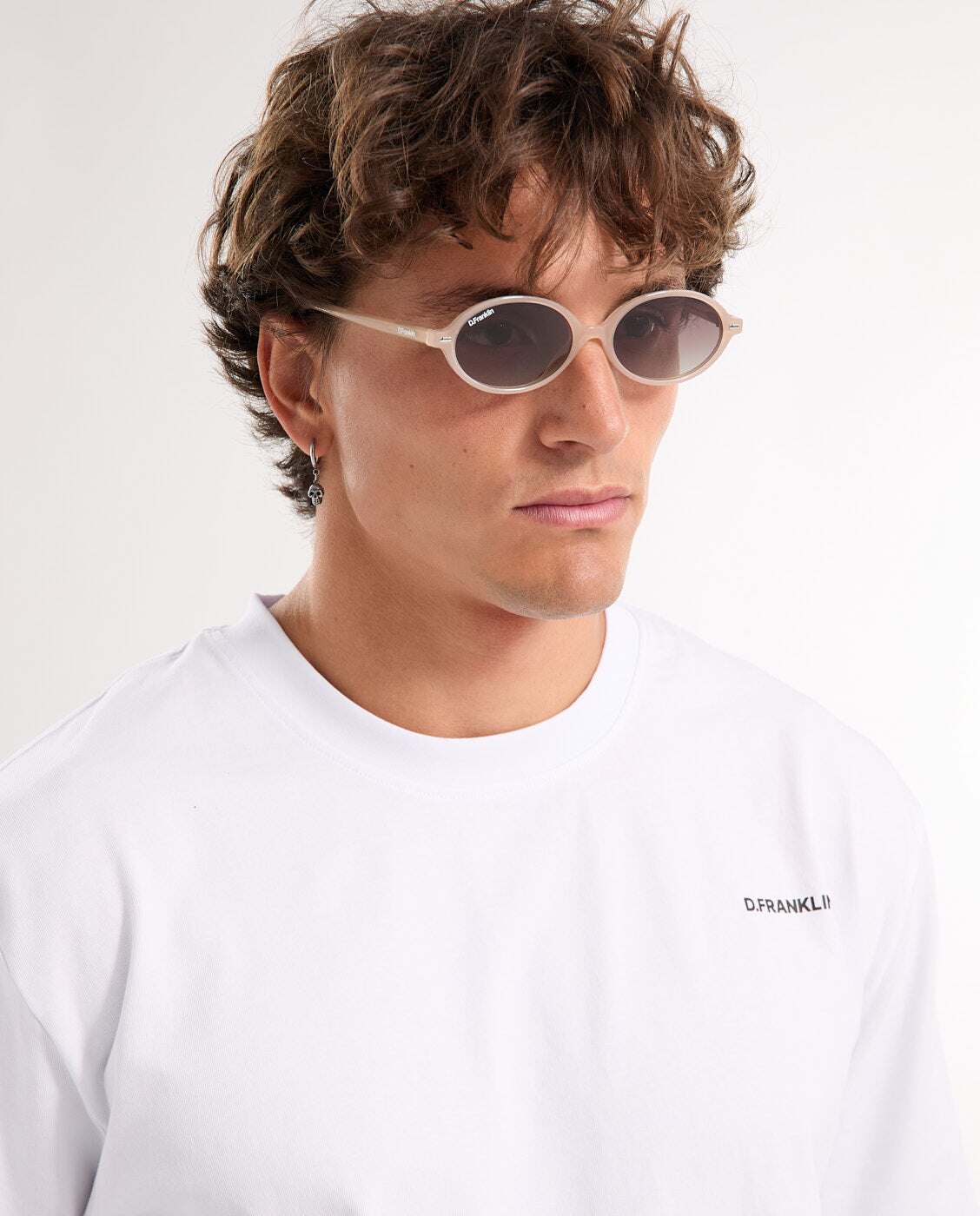 Gafas de sol de mujer con forma redonda ultra light ellipse - D.Franklin - Beige Beige-2