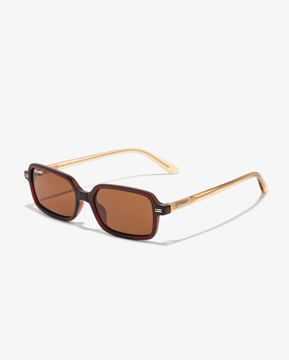 Gafas de sol unisex con forma cuadrada ultra light landscape - D.Franklin - Marrón Marrón-4