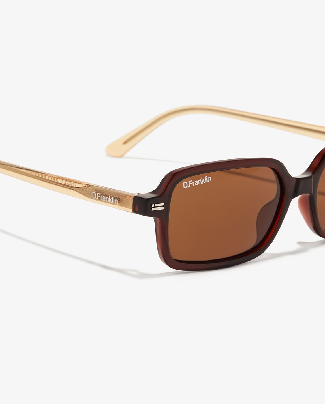 Gafas de sol unisex con forma cuadrada ultra light landscape - D.Franklin - Marrón Marrón-3