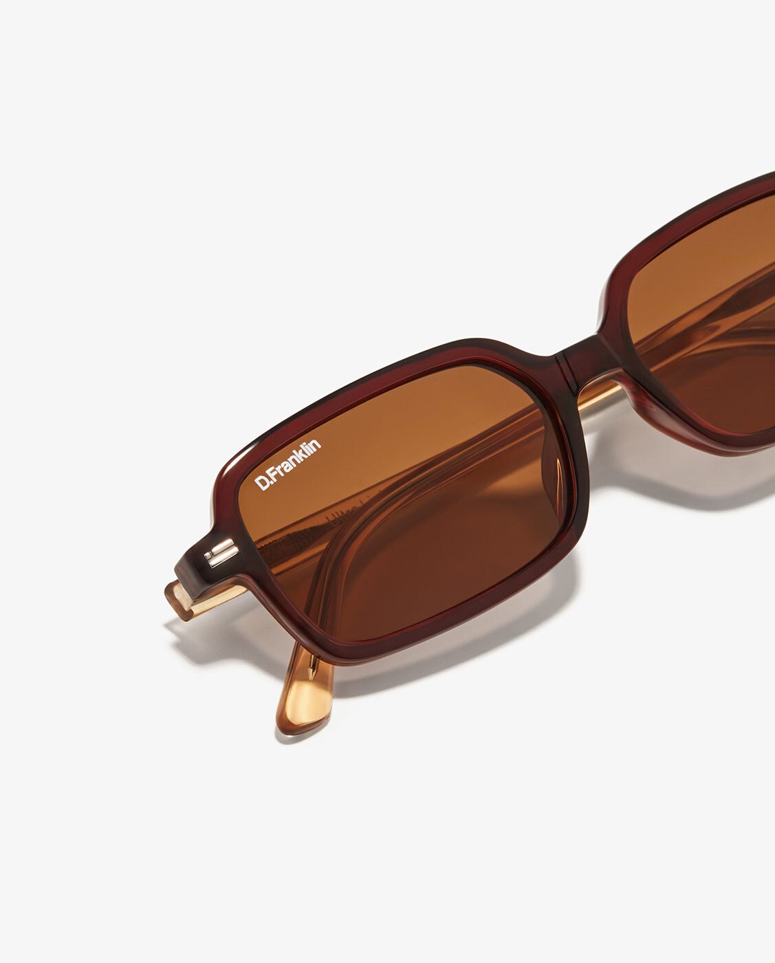 Gafas de sol unisex con forma cuadrada ultra light landscape - D.Franklin - Marrón Marrón-5