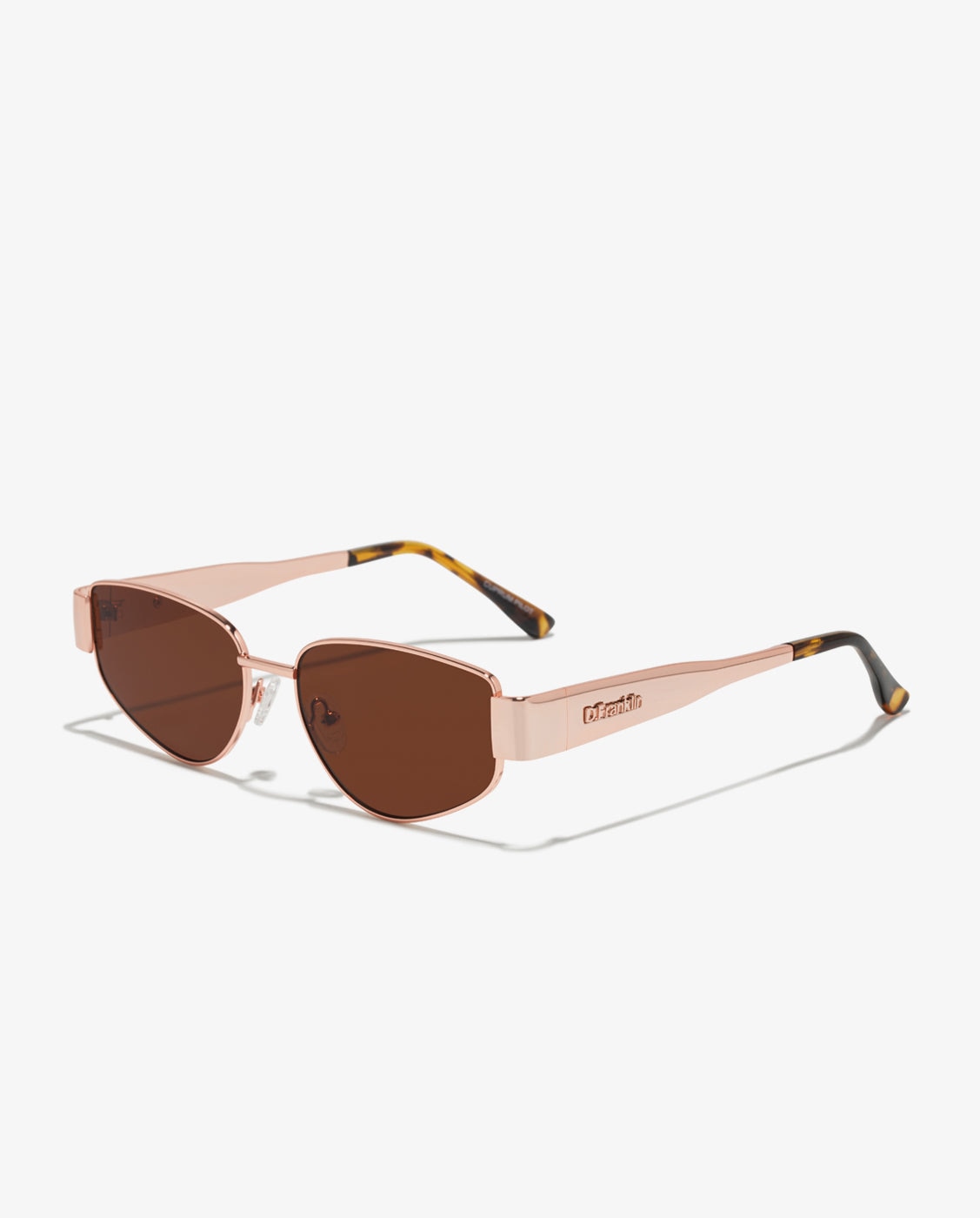 Gafas de sol unisex con forma cuadrada cuprum pilot - D.Franklin - Marrón Marrón-4
