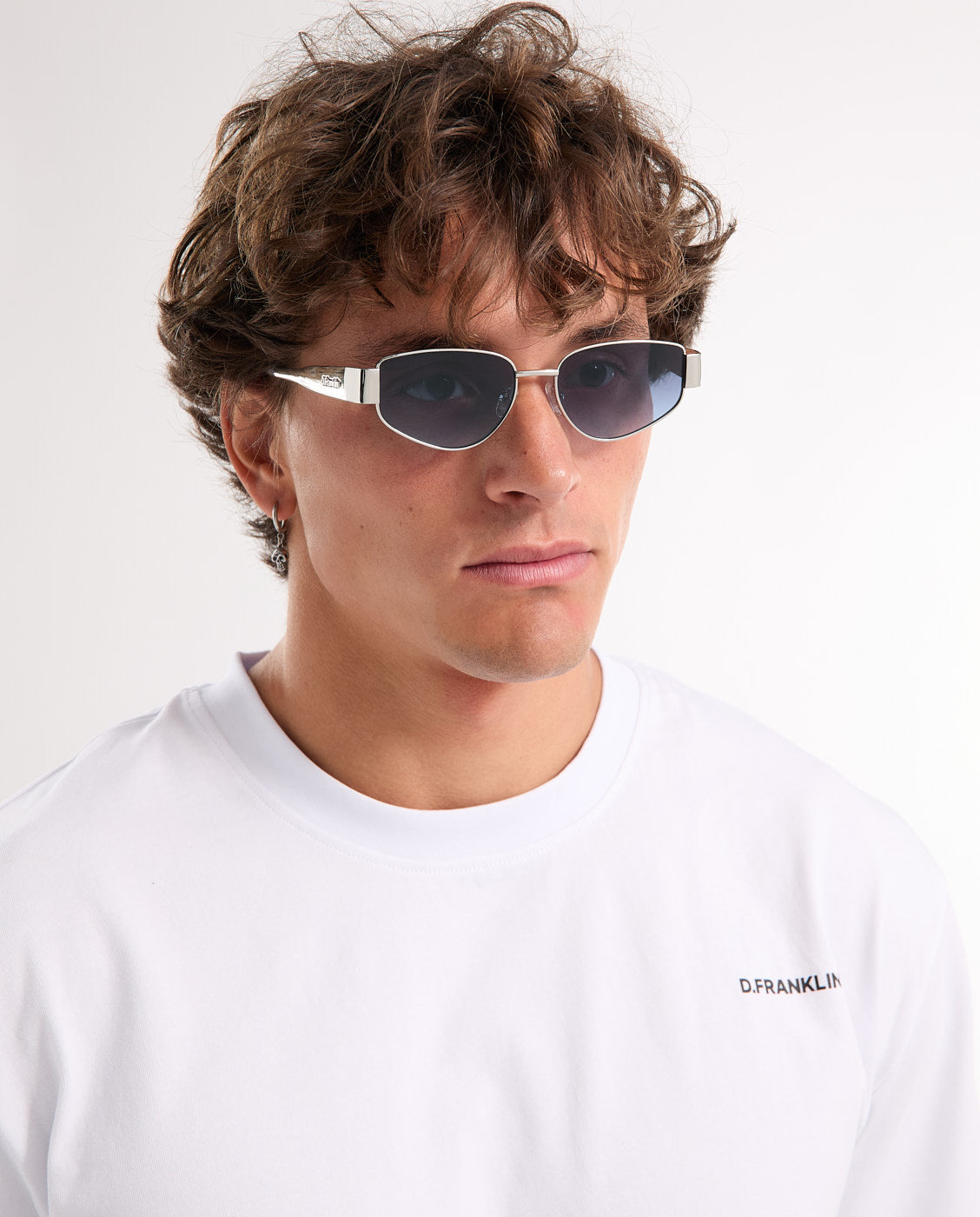 Gafas de sol unisex con forma cuadrada cuprum pilot - D.Franklin - Azul Azul-2