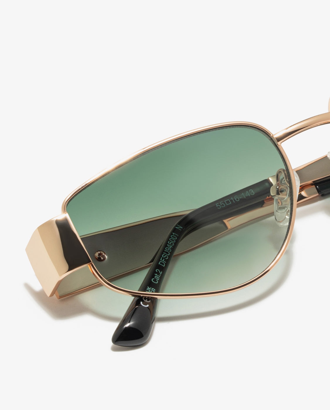 Gafas de sol unisex con forma cuadrada cuprum pilot - D.Franklin - Verde Verde-3