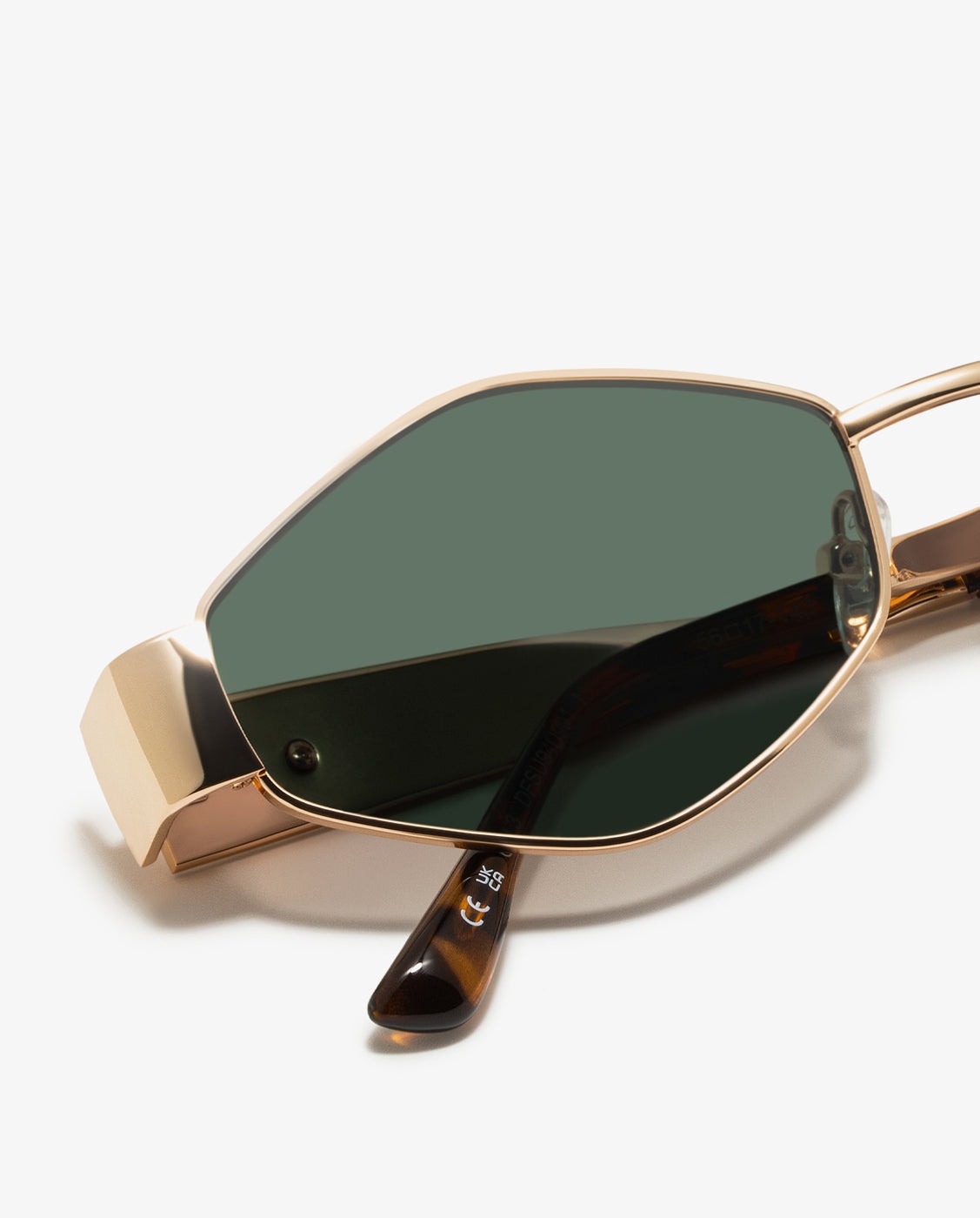 Gafas de sol de mujer con forma geométrica cuprum diamond - D.Franklin - Verde Verde-3