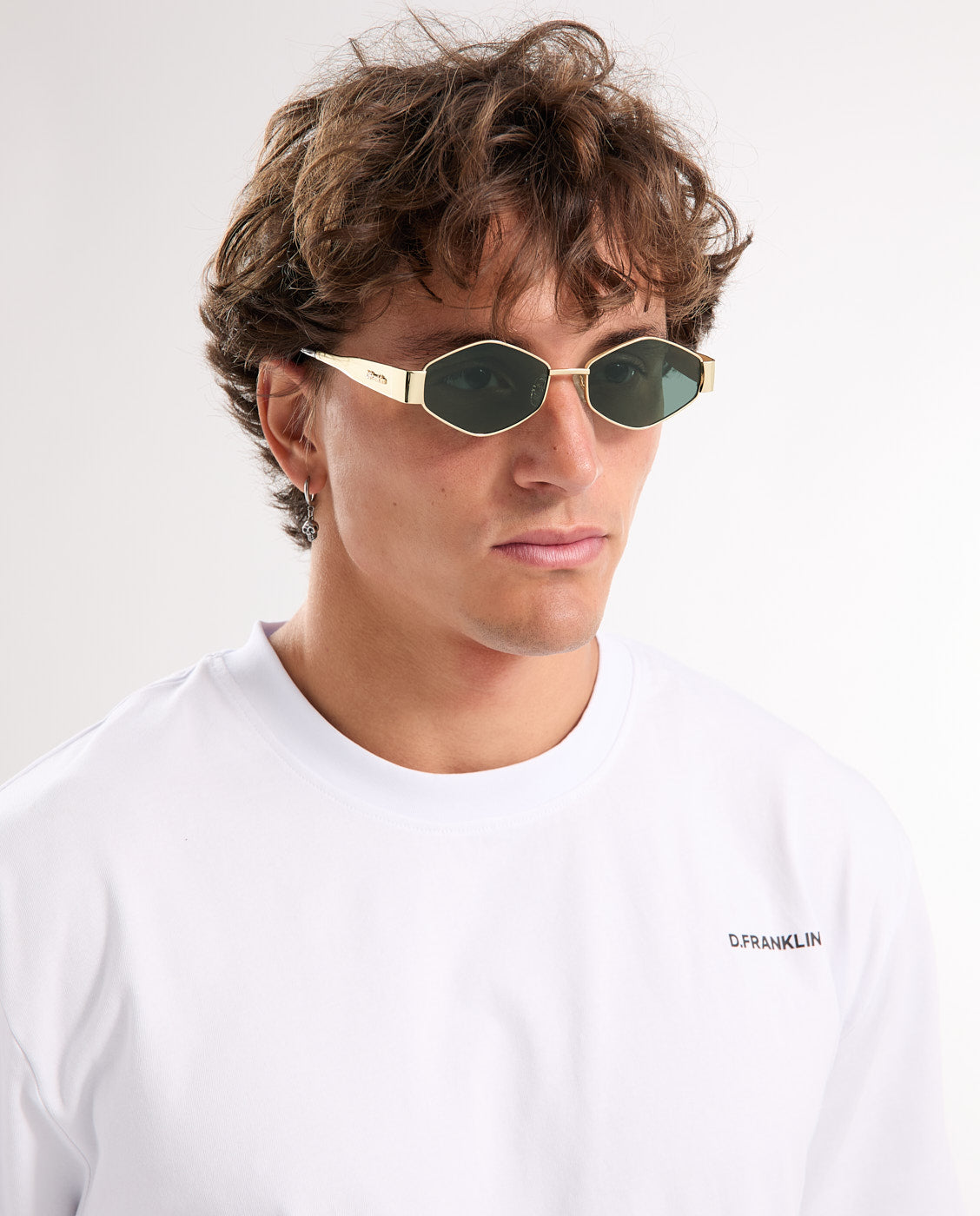 Gafas de sol de mujer con forma geométrica cuprum diamond - D.Franklin - Verde Verde-2