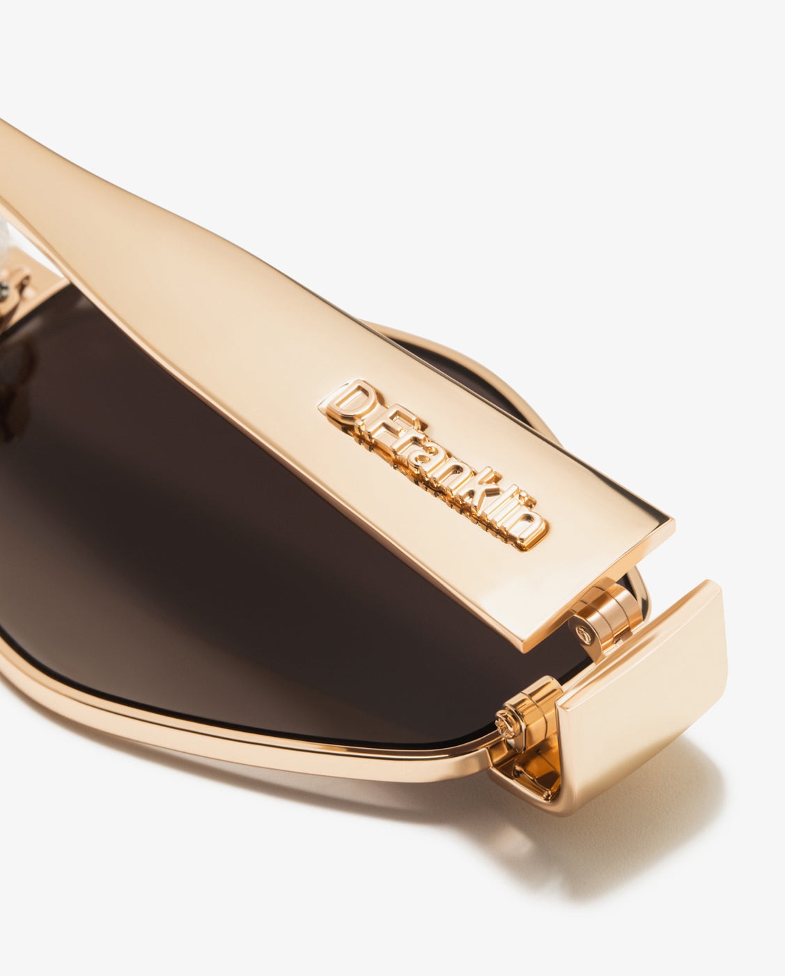 Gafas de sol de mujer con forma geométrica cuprum diamond - D.Franklin - Plata Marrón claro-5