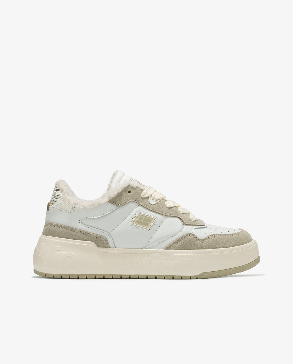 D.Franklin - Zapatillas deportivas de mujer con plataforma Court Fleece.