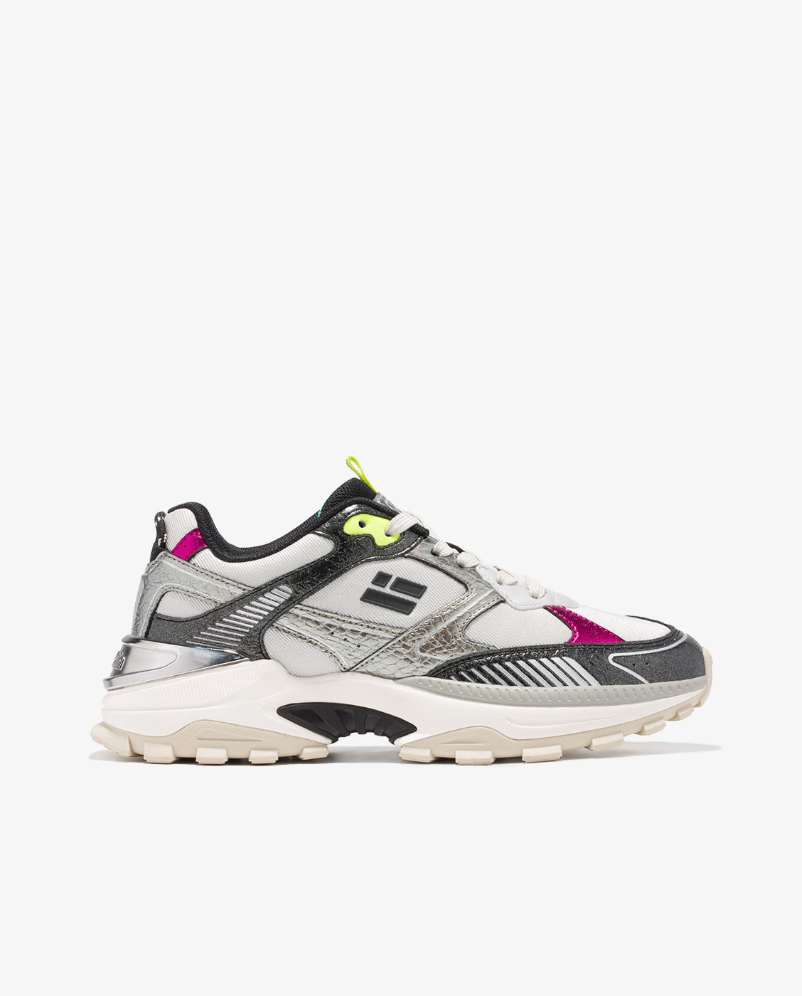 Zapatillas deportivas de mujer con suela amortiguadora 347 track flame - D.Franklin - Gris Gris-1