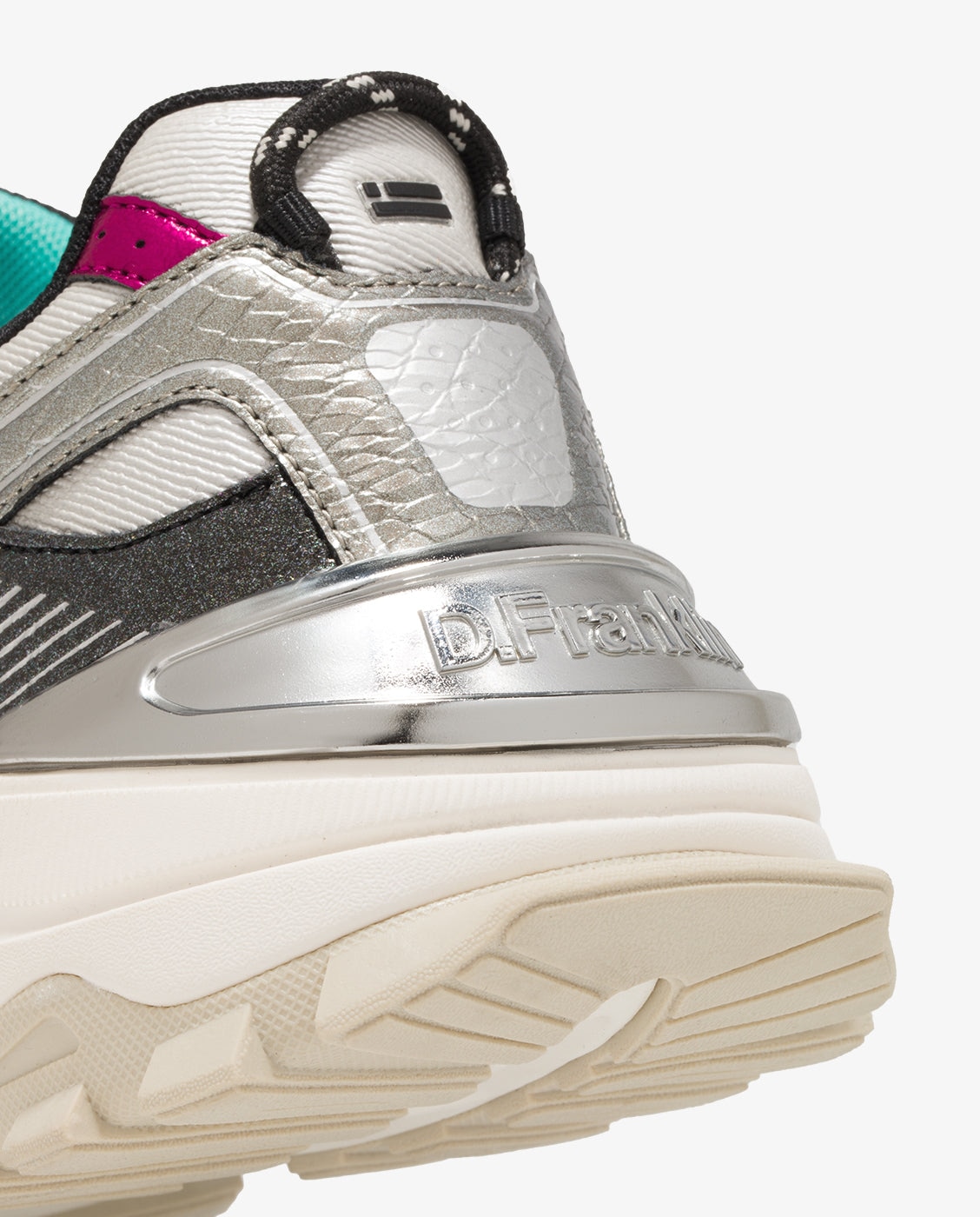 Zapatillas deportivas de mujer con suela amortiguadora 347 track flame - D.Franklin - Gris Gris-5