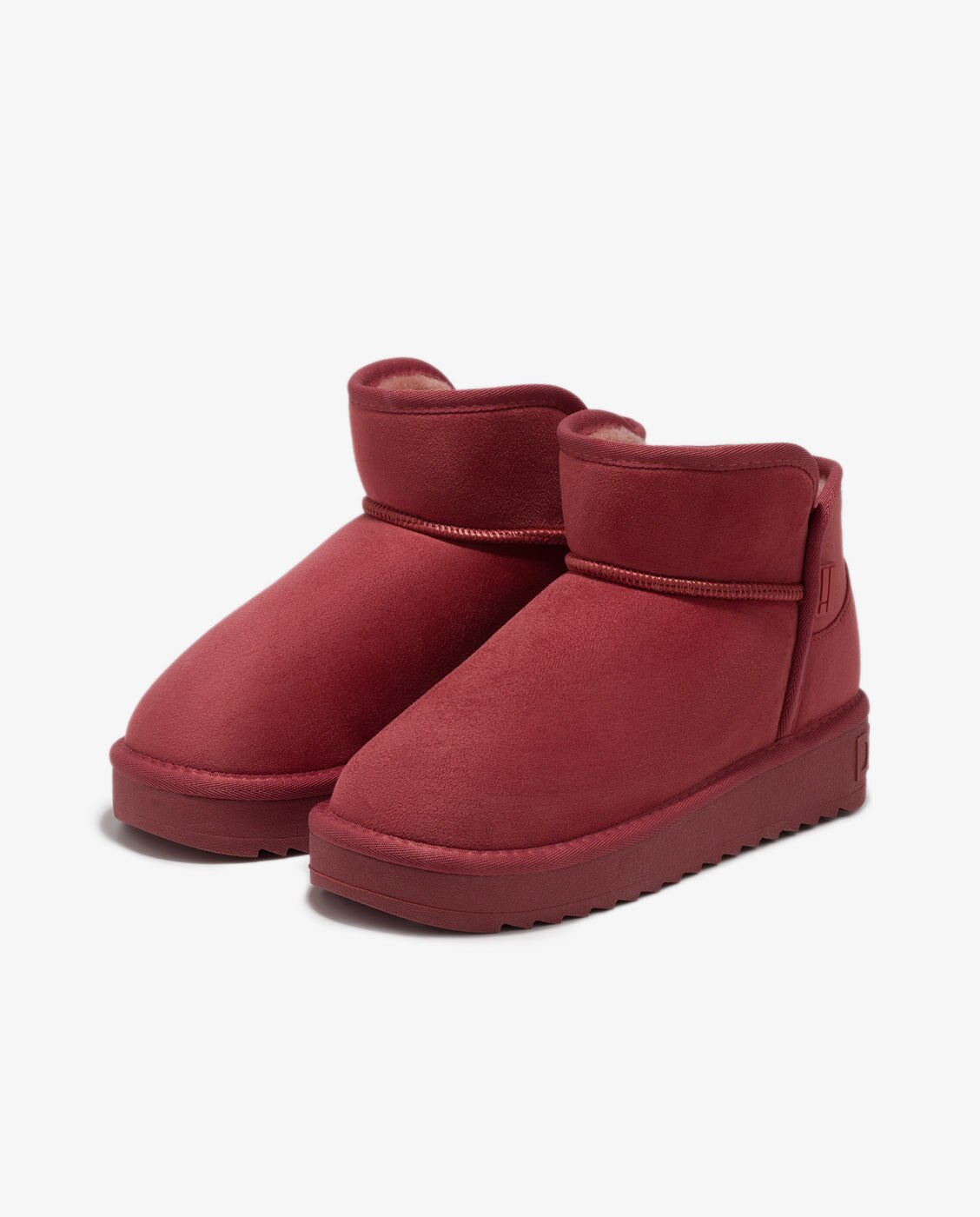 Botas de mujer estilo australianas corte bajo Nordic Low - D.Franklin - Burdeos Burdeos-3