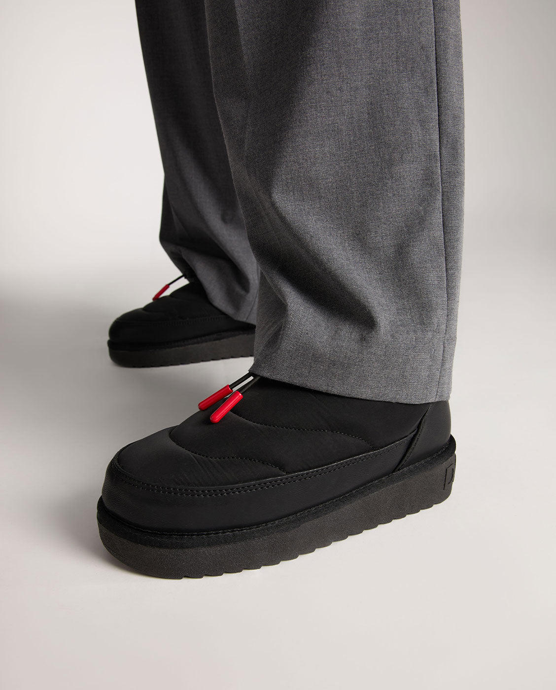 Botines de mujer acolchados con forro interior Nordic bomb - D.Franklin - Negro Negro-2