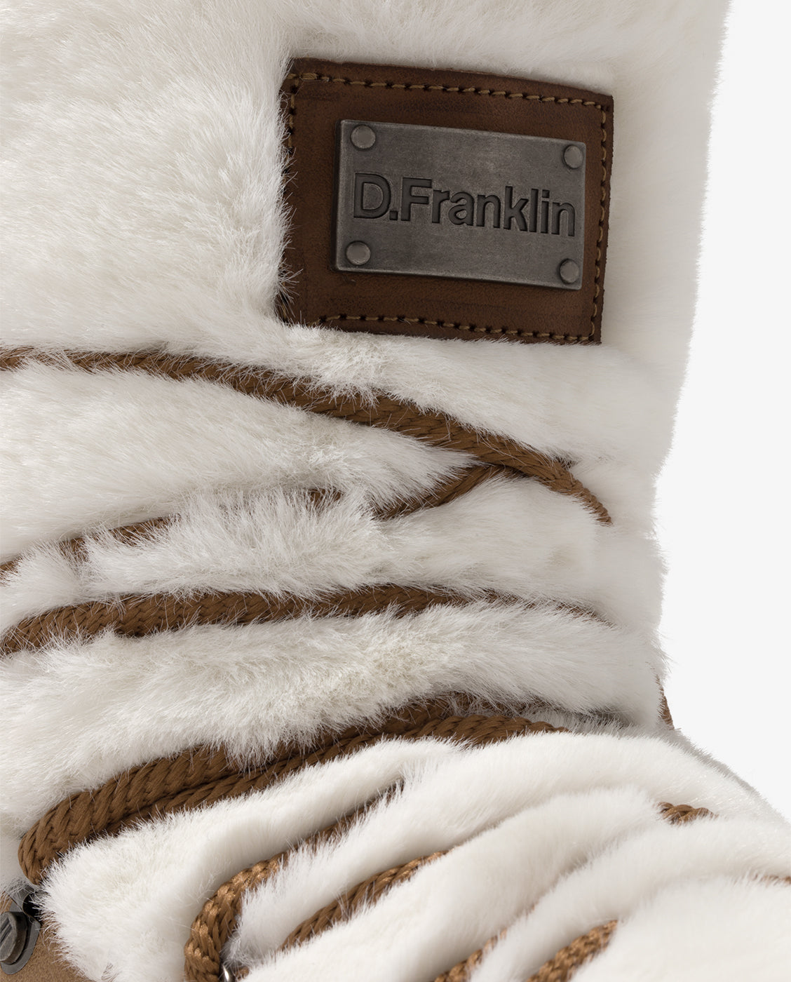 Botas de mujer estilo australianas con forro de pelo Nordic trk - D.Franklin - Marrón / Blanco roto Marrón / Blanco roto-4
