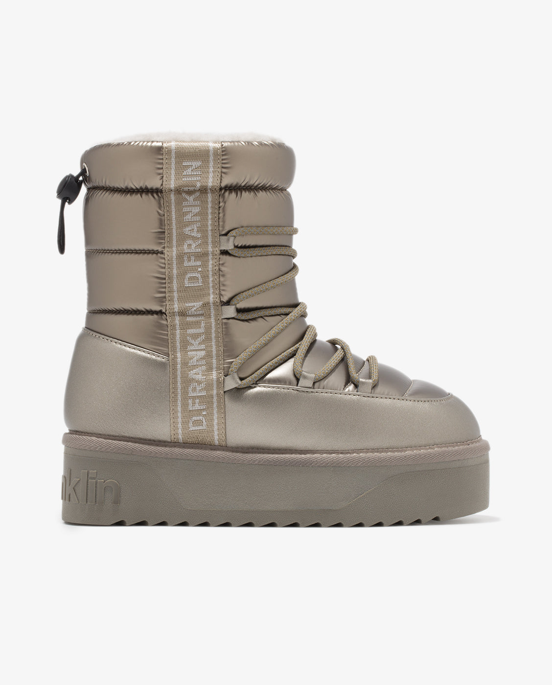 D.Franklin - Botas de mujer acolchadas con plataforma Nordic v2 bomb.
