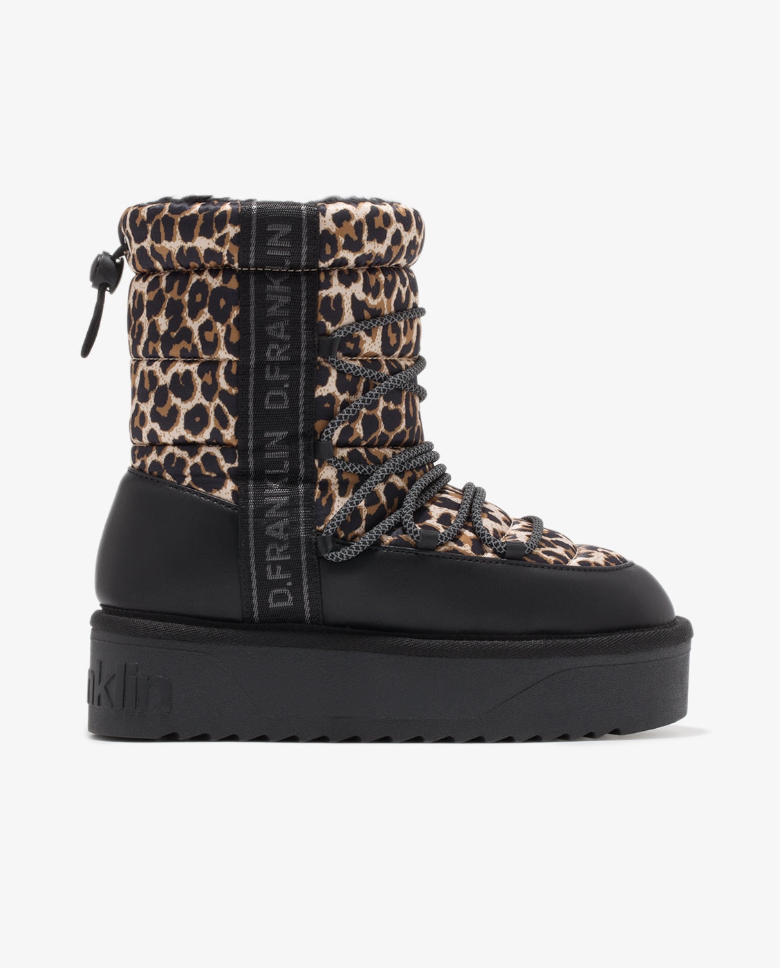 Bota con pelo de mujer estilo australianas con acabado acolchado nordic v.2 bomb - D.Franklin - Marrón Marrón-1