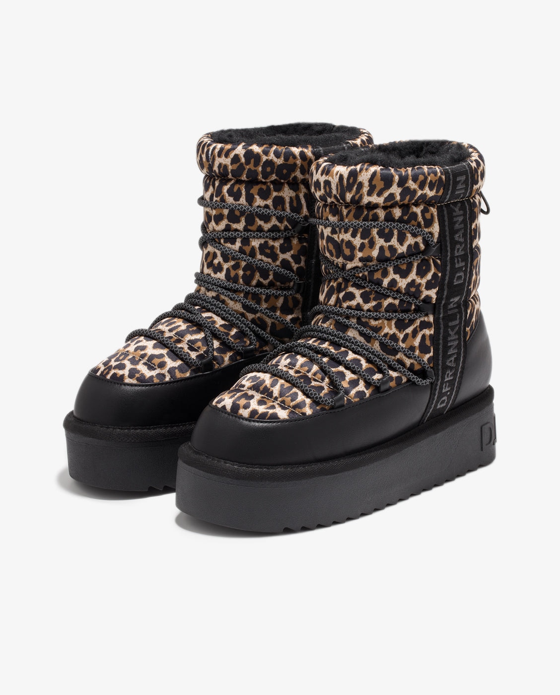 Bota con pelo de mujer estilo australianas con acabado acolchado nordic v.2 bomb - D.Franklin - Marrón Marrón-5
