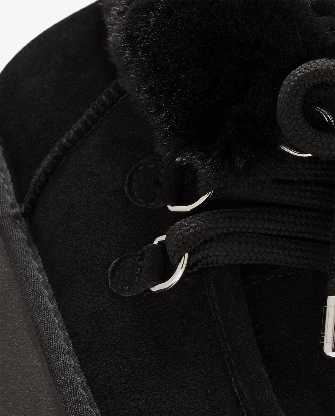 Botas de pelo de mujer estilo australianas de piel nordic mid pelo - D.Franklin - Negro Negro-4
